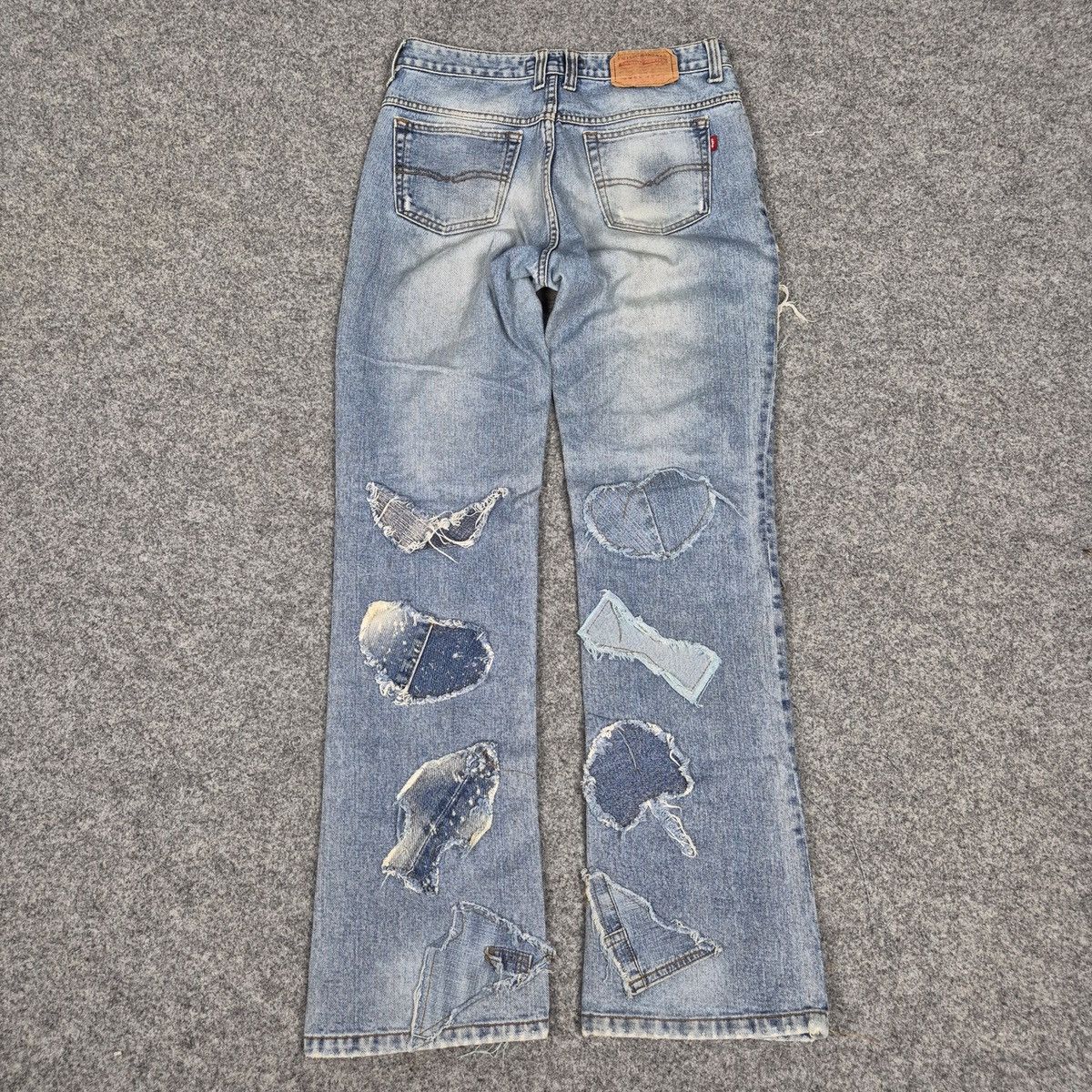 Japanese Brand Unifeel patchwork studded jeans looks like capital Size US 30 / EU 46 - 2 Thumbnail