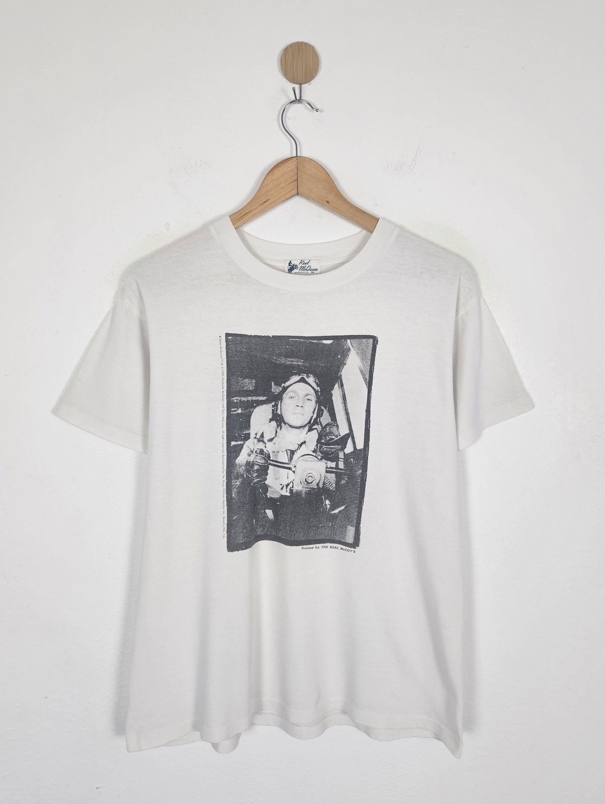The Real McCoy's Vintage Steve Mcqueen Real Mc Coys photo tee shirt Size US M / EU 48-50 / 2 - 1 Thumbnail