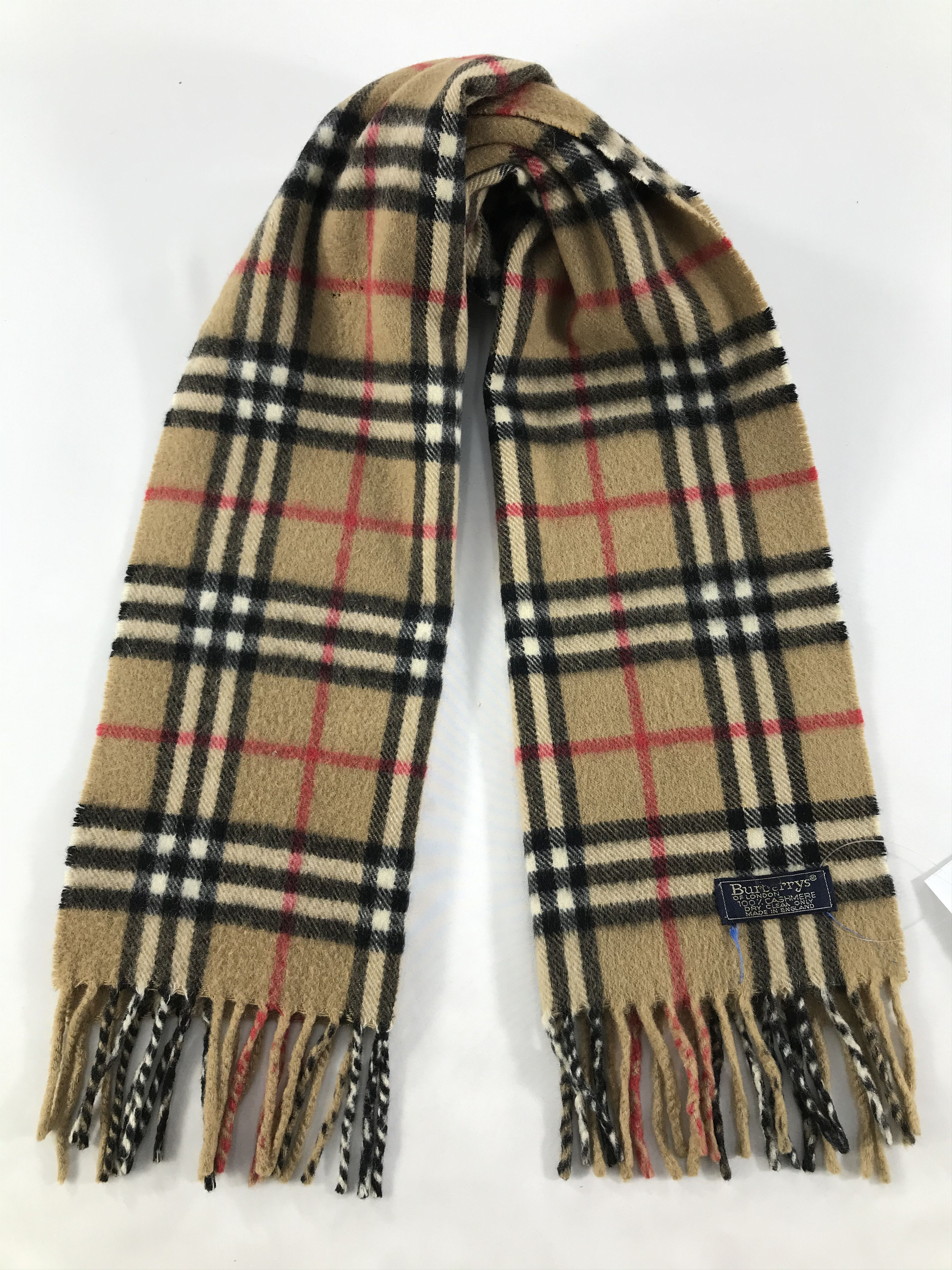 Burberry Vintage Burberry Scarf/Muffler/Neckwear MF1360 Size ONE SIZE - 1 Thumbnail