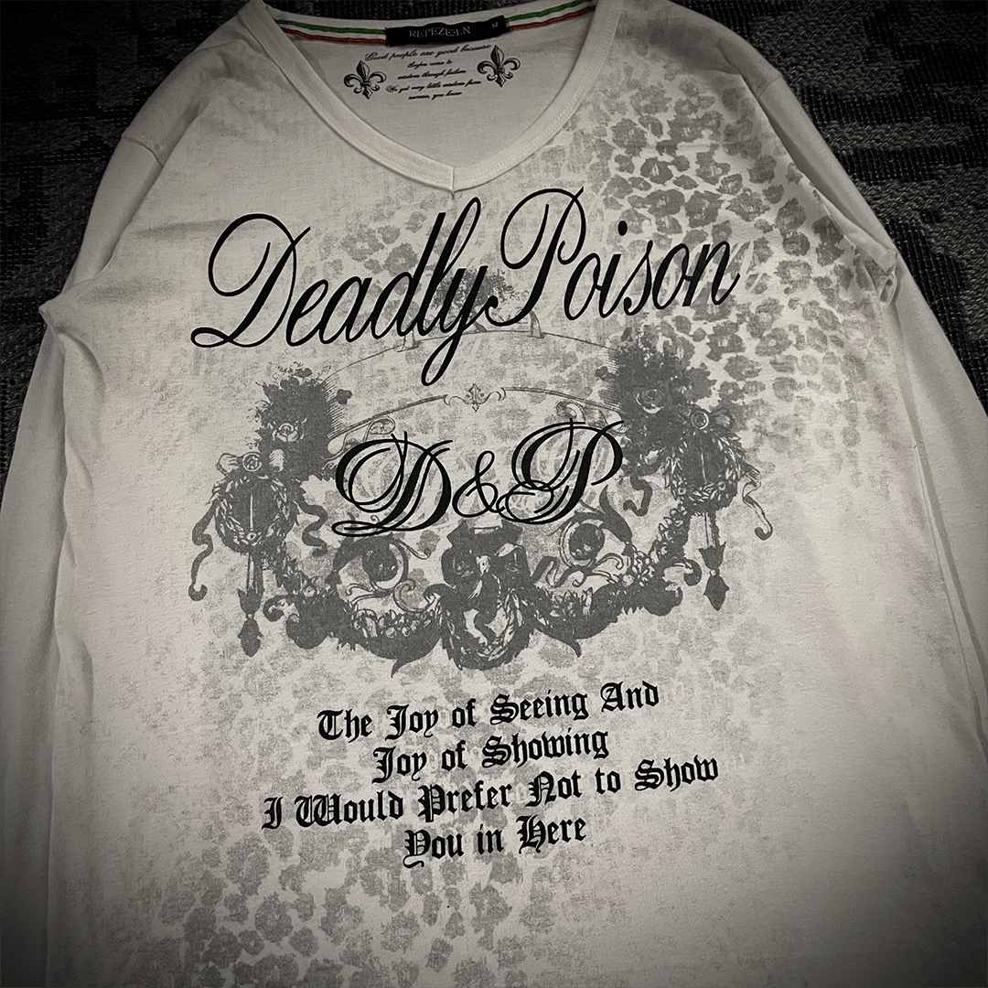 Japanese Brand Repezee:n poem long sleeve t-shirt Size US XXS / EU 40 - 2 Thumbnail