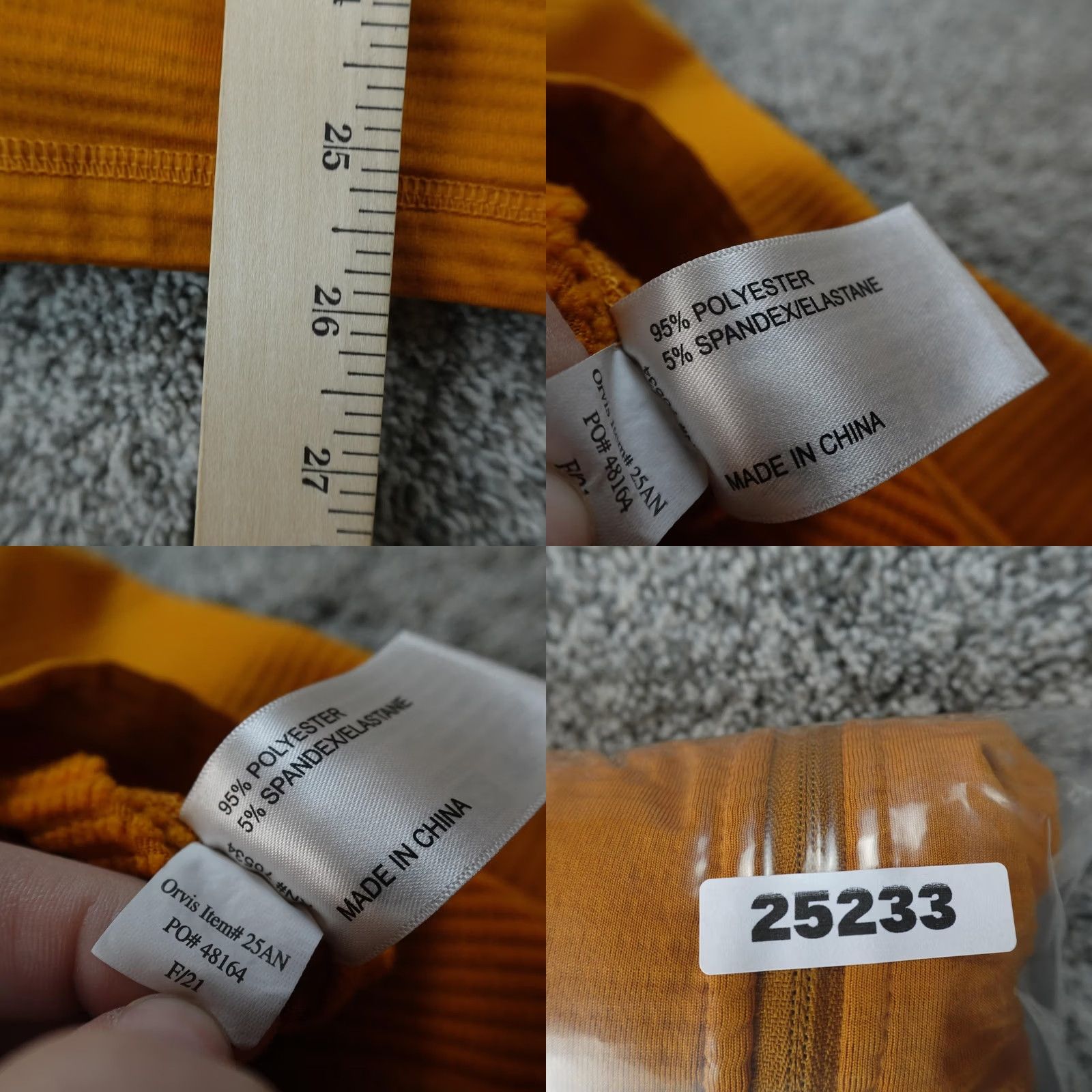 Orvis Orvis Jacket Mens S Orange Full Zip Waffle Knit Grid Fleece Hiking Outdoor Top Size US S / EU 44-46 / 1 - 8 Thumbnail