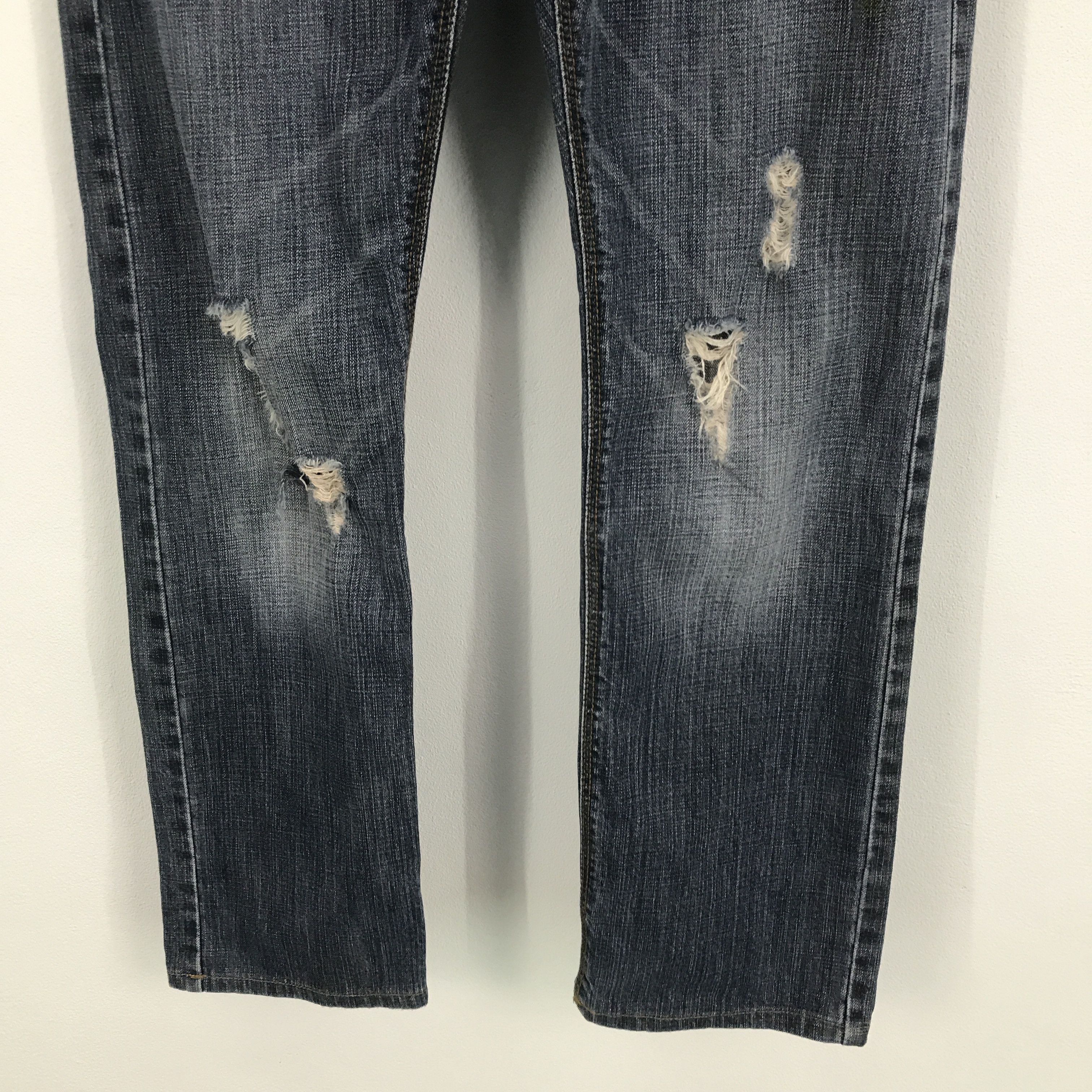 Lee Rare Lee piper distressed denim jeans pants Size US 34 / EU 50 - 3 Thumbnail