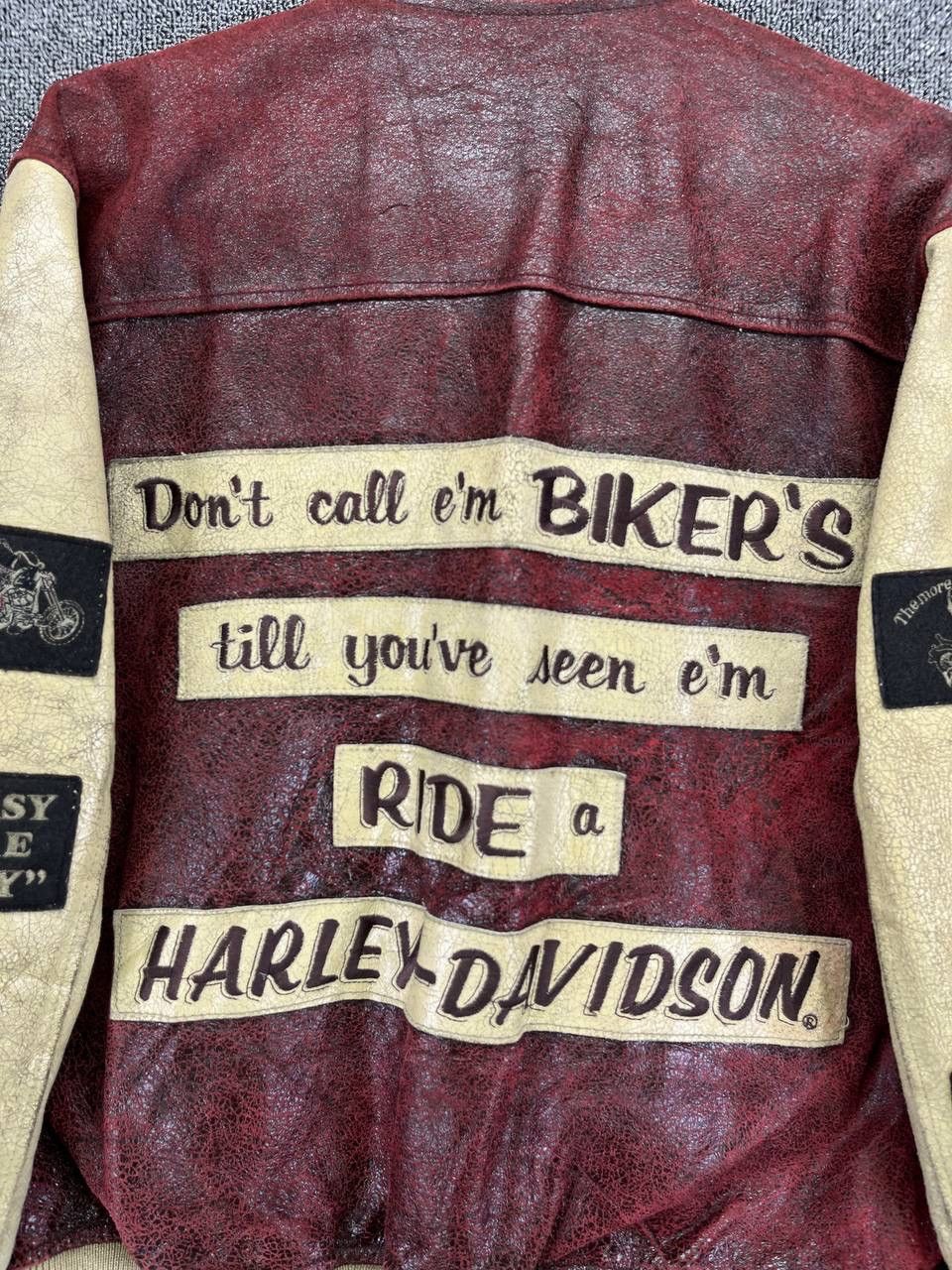 Harley Davidson Vintage Harley Davidson Rare Racing Leather Jacket Size US M / EU 48-50 / 2 - 4 Thumbnail