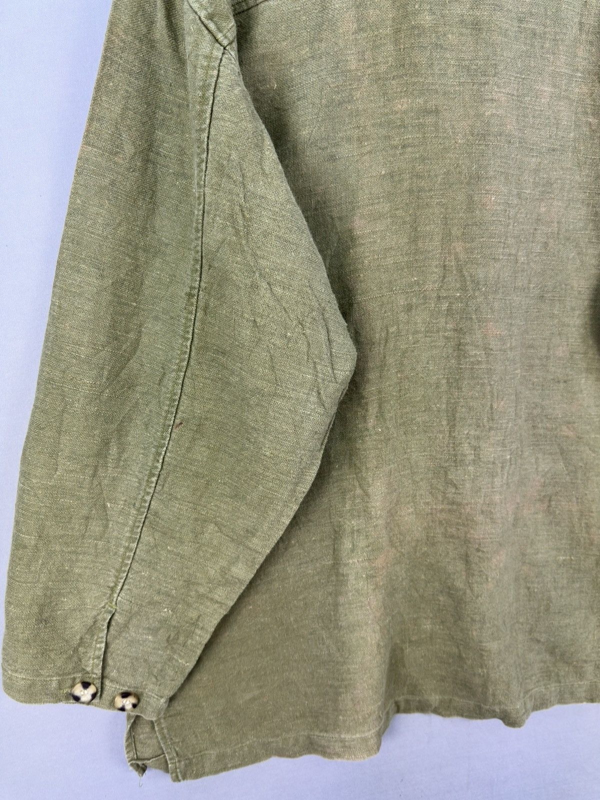 Japanese Brand Bayleaf Athlete Dept Hemp Fabric Chore Jacket Size US XXL / EU 58 / 5 - 6 Thumbnail