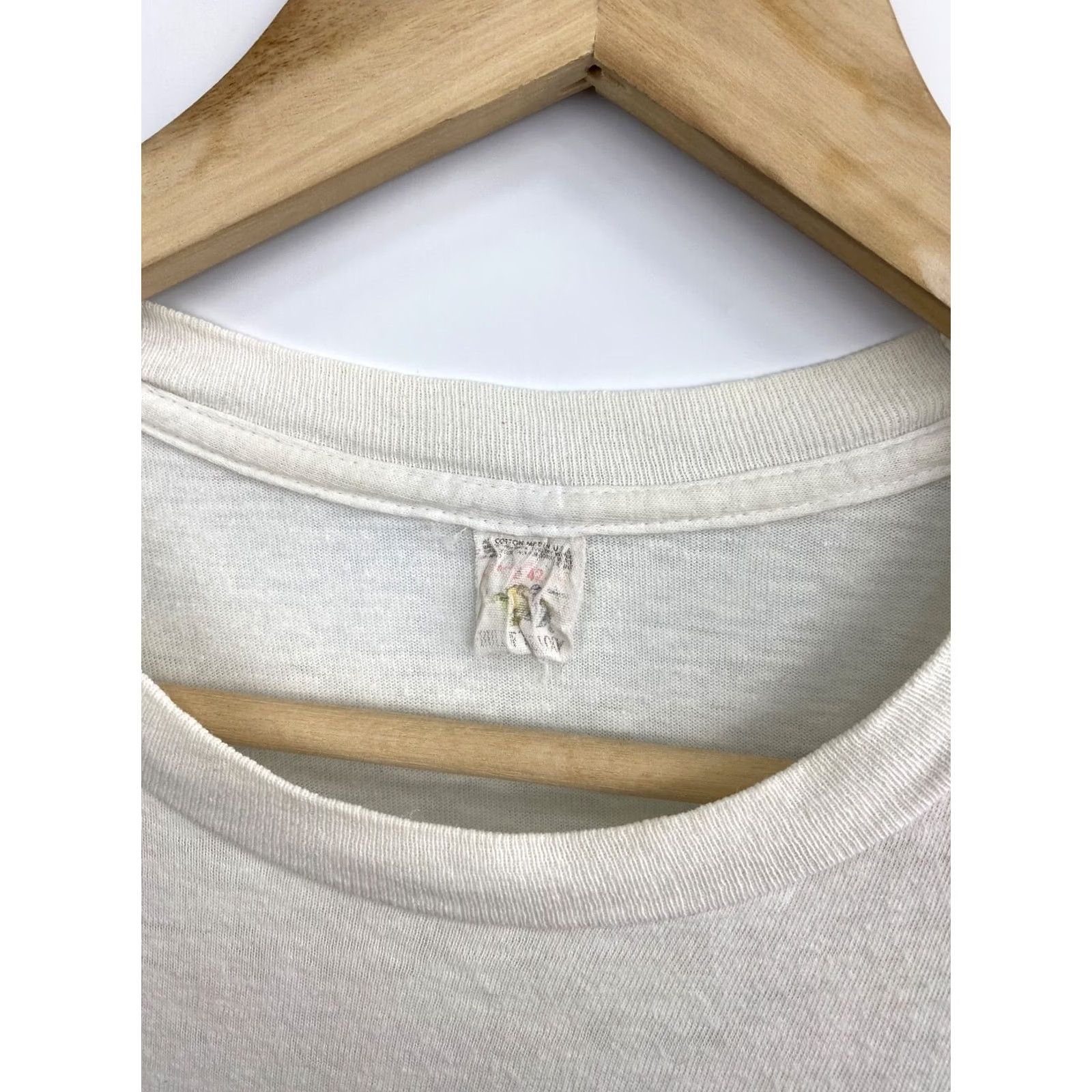 Fruit Of The Loom Vintage Bart Marley The Simpsons T-Shirt S White Mens 80s 90s Art Lisa Groening Signatures Shirts Size US S / EU 44-46 / 1 - 5 Thumbnail