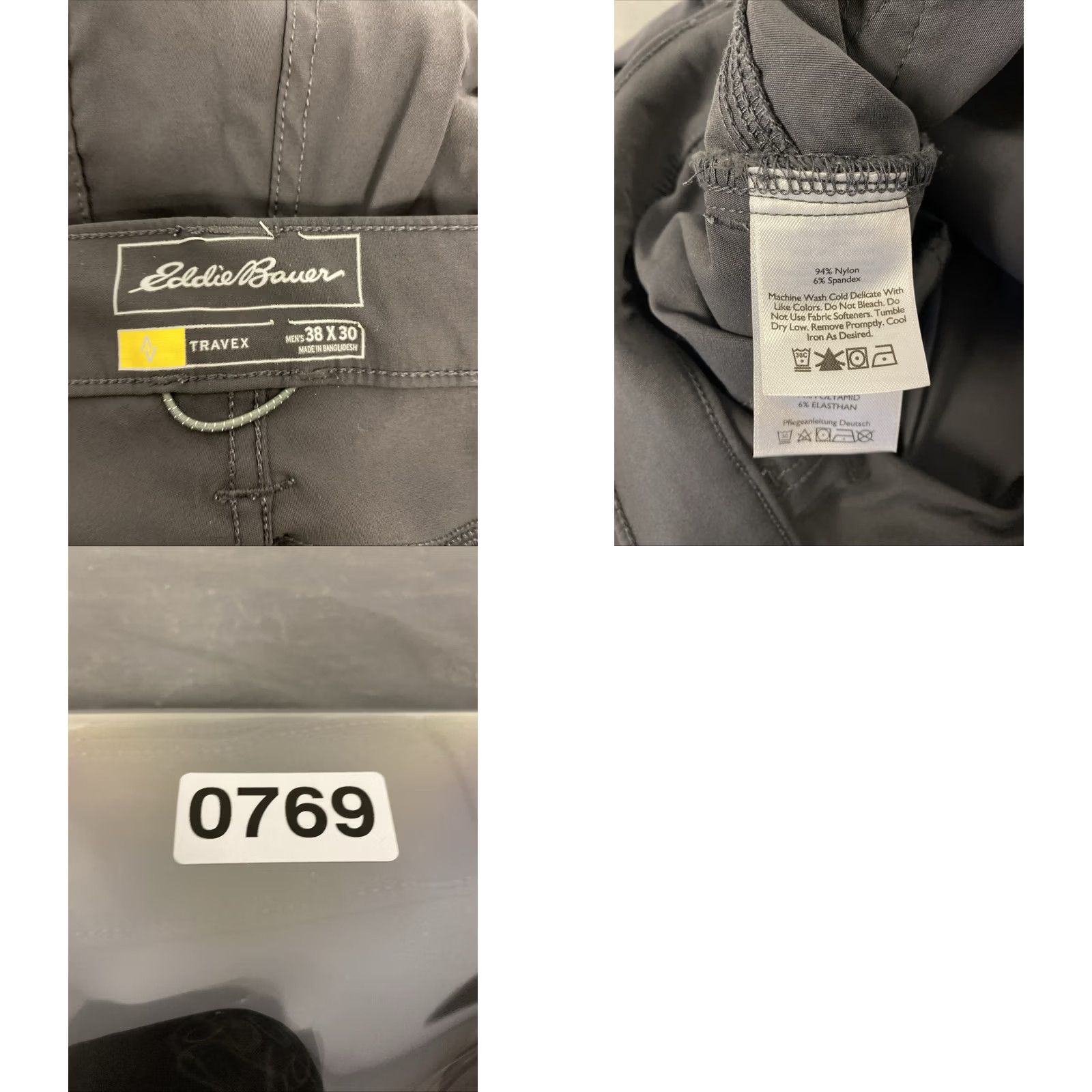 Eddie Bauer Eddie Bauer Tech Pants Mens 38x30 Gray Shirt? Size US 38 / EU 54 - 8 Thumbnail