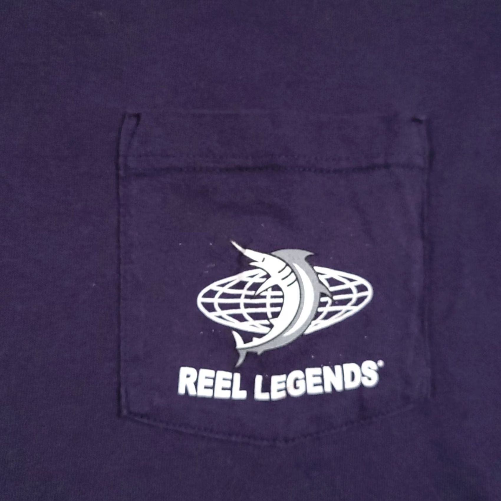 Vintage Reel Legends Shirt Mens XL Blue Short Sleeve Reel Performance Fishing Pocket Shirt Size US XL / EU 56 / 4 - 4 Thumbnail