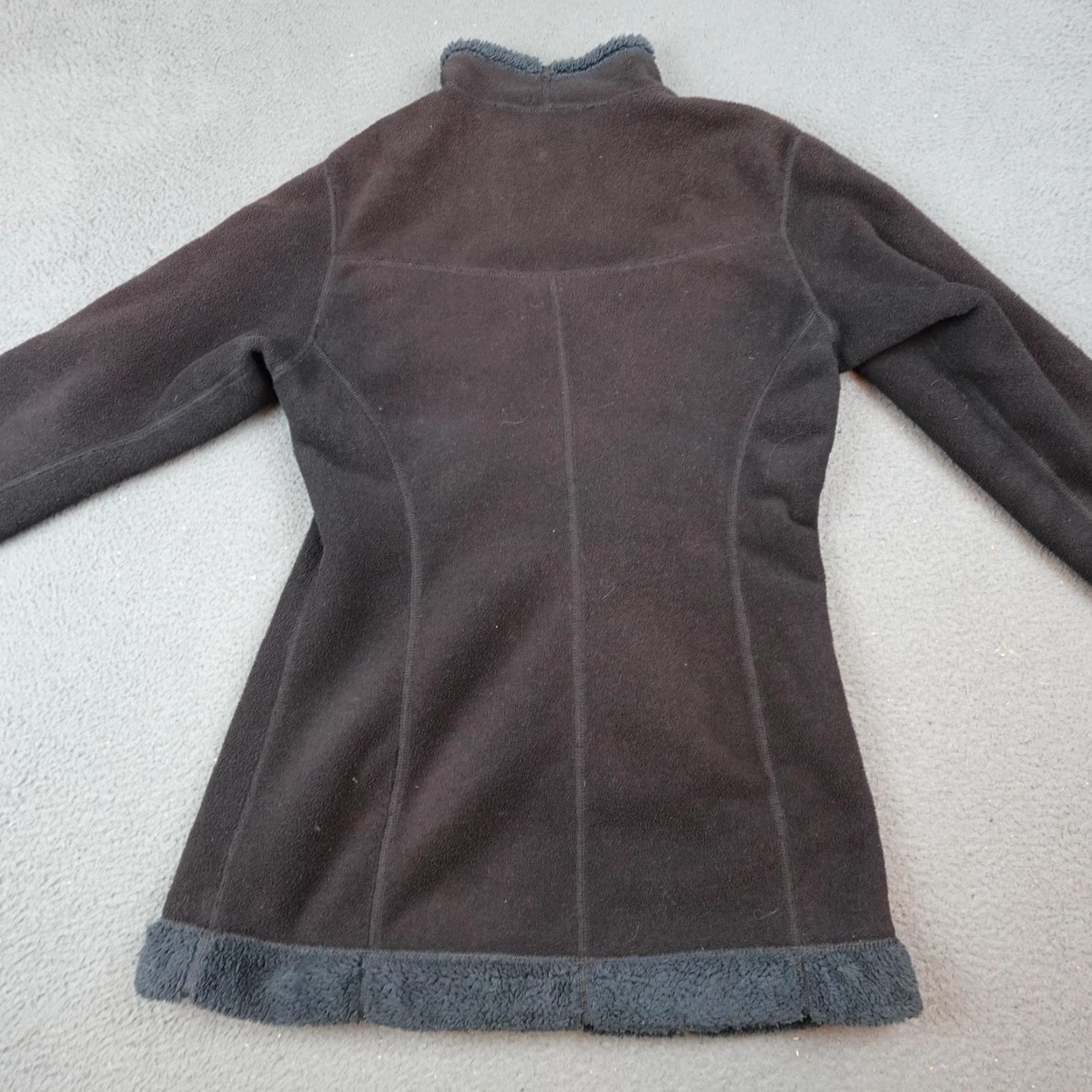 Patagonia Patagonia Fleece Jacket Womens Small Black Long Full Zip Coat Warm Winter Cozy Size S / US 4 / IT 40 - 7 Thumbnail