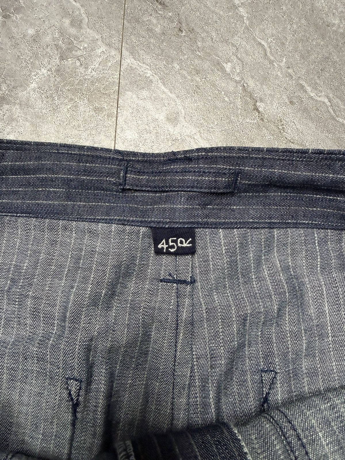 45rpm 45RPM Pinstripe Indigo Jacket & Pants Set Size US 31 - 15 Thumbnail