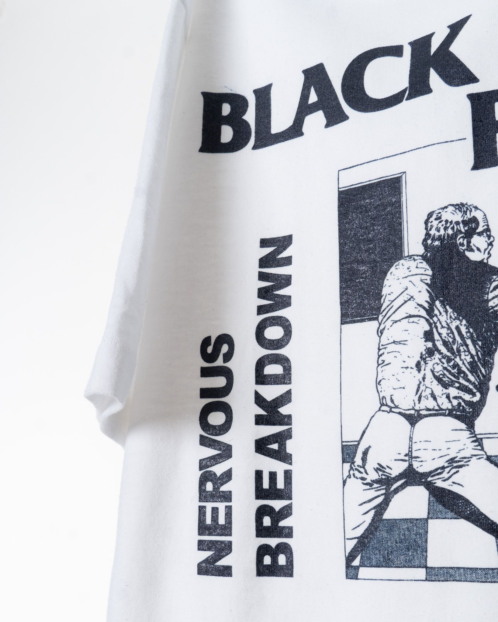 Vintage VINTAGE 1980s BLACK FLAG ‘NERVOUS BREAKDOWN’ T-SHIRT Size US M / EU 48-50 / 2 - 8 Thumbnail