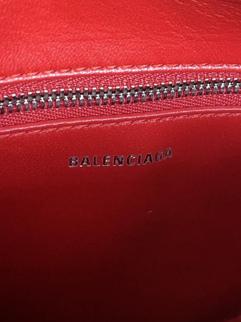 Balenciaga Balenciaga Logo Print Triangle Leather Handbag-2505 Size ONE SIZE - 9 Thumbnail