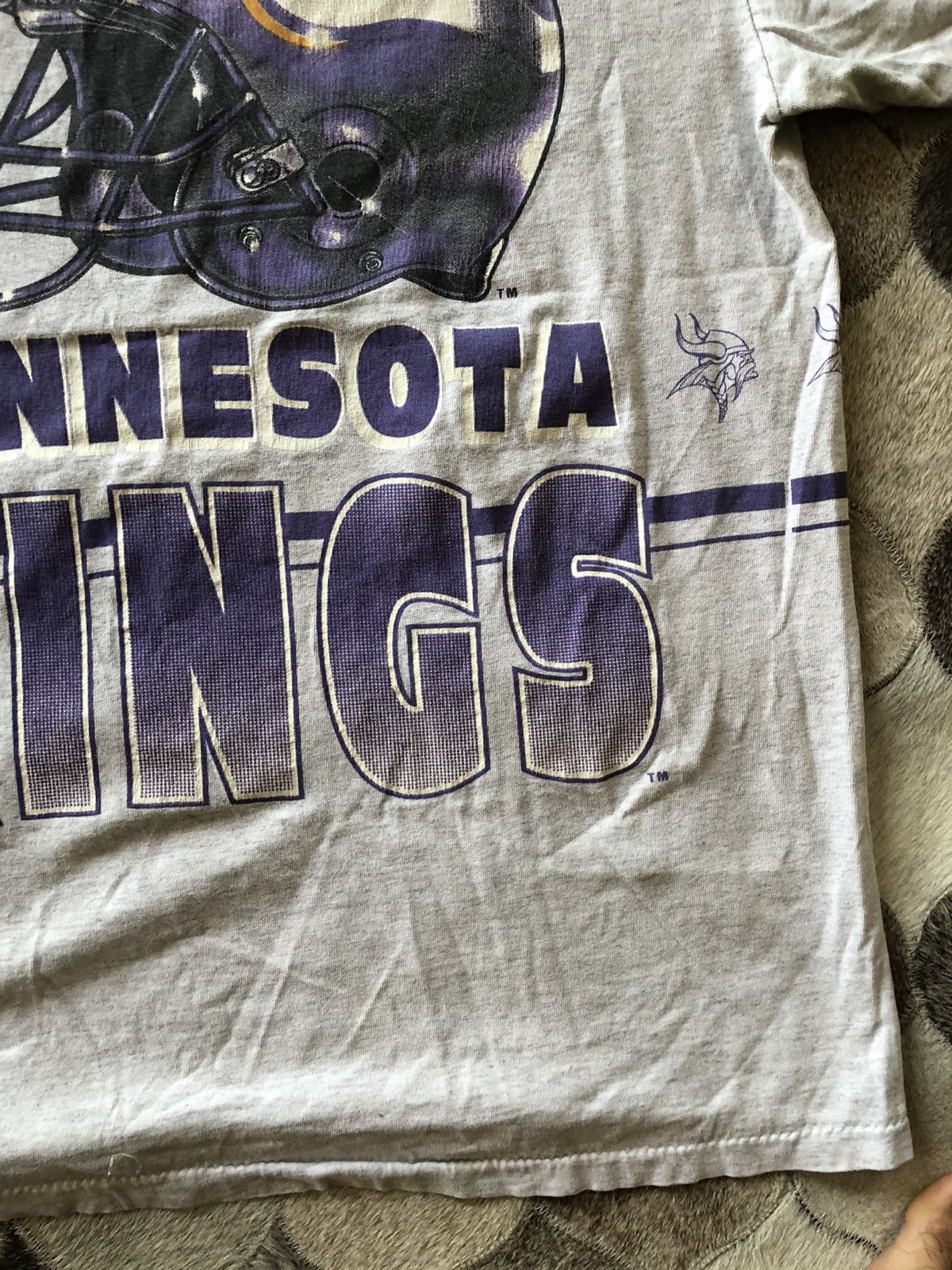 NFL × Salem Sportswear × Vintage Vintage AOP Vikings Salem sportswear graphic ter Size US XL / EU 56 / 4 - 17 Thumbnail
