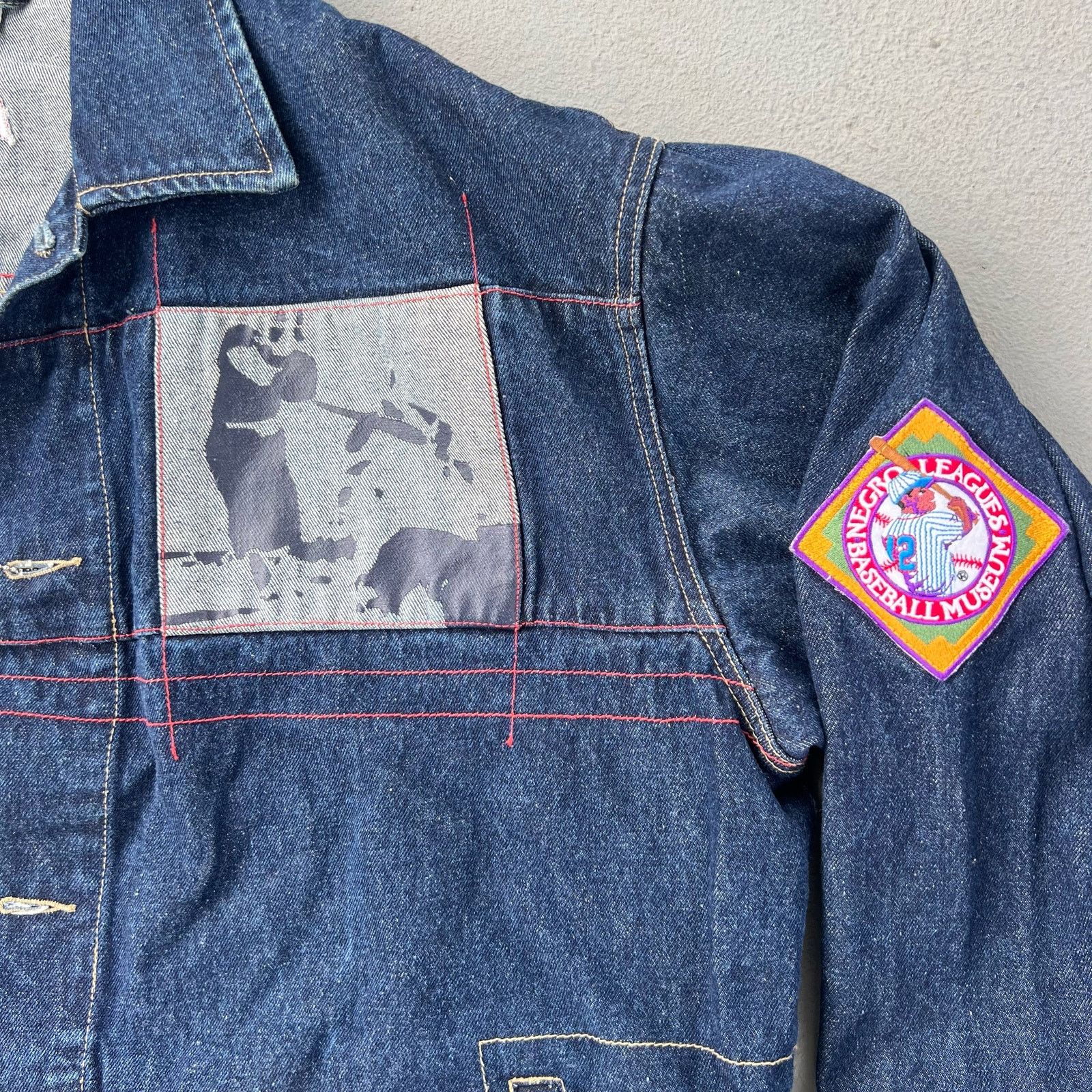 Authentic Negro Leagues Negro League Museum Baseball Embroidery Patch trucker jacket Size US XXL / EU 58 / 5 - 2 Thumbnail