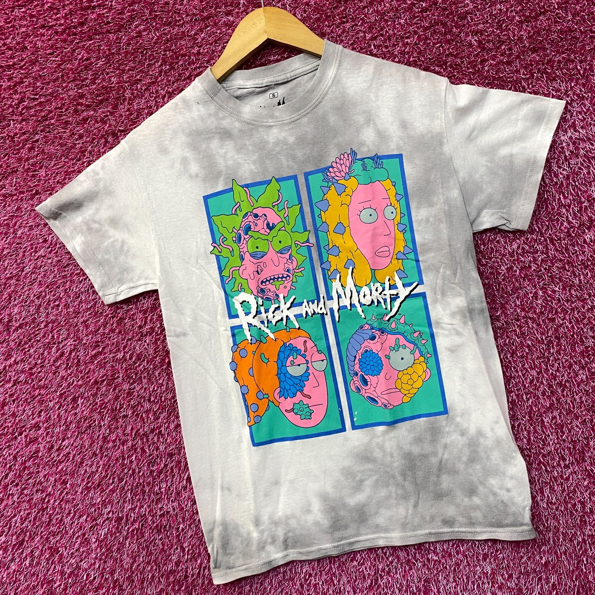 Ripple Junction Rick and Morty Infected tiedye Tshirt size Small Size US S / EU 44-46 / 1 - 3 Thumbnail
