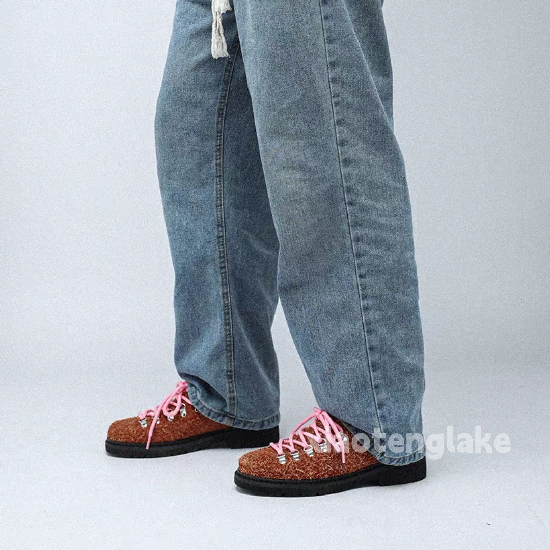 Vintage Unisex outdoor utility workwear hiking mountain boots shoes Size US 10 / EU 43 - 2 Thumbnail