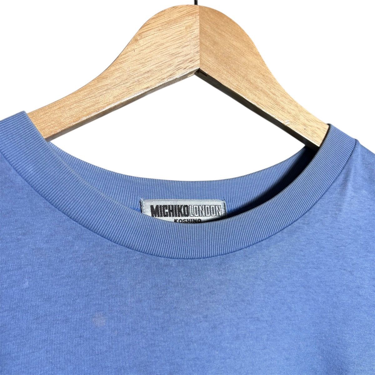 Michiko Koshino London Vintage 90s Michiko Koshino London Single Stitch T-Shirt Size US L / EU 52-54 / 3 - 5 Thumbnail
