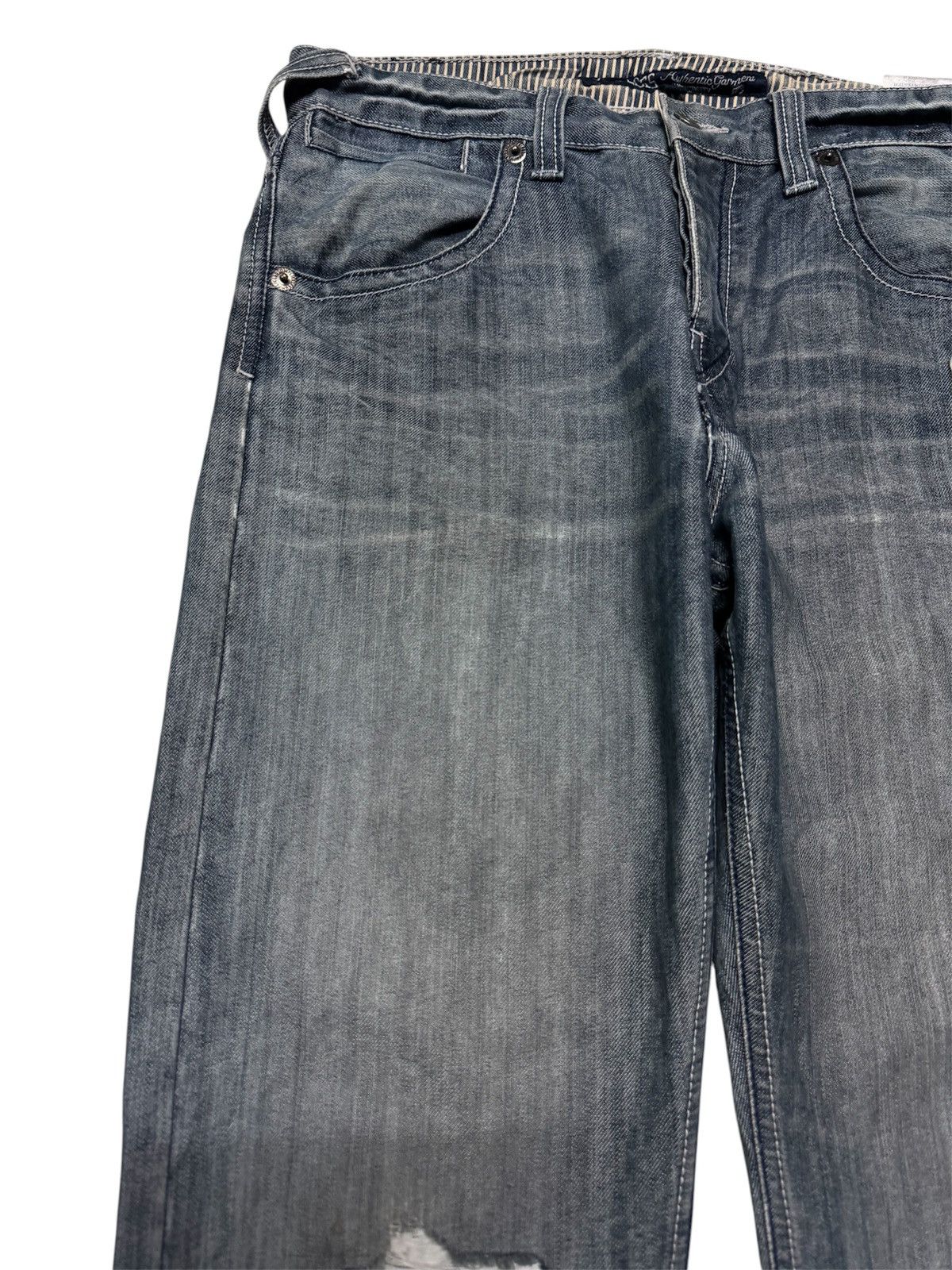 Tornado Mart GRUNGE VINTAGE JAPANESE DISTRESSED STONED WASHED Size US 29 - 5 Thumbnail