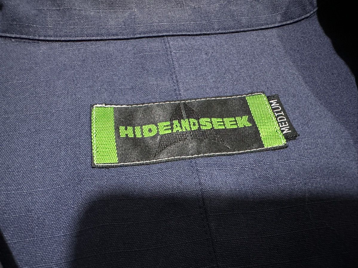 Japanese Brand 🔥Japanese Vintage Hide And Seek Ripstop Jacket Hidden Button Size US M / EU 48-50 / 2 - 7 Thumbnail