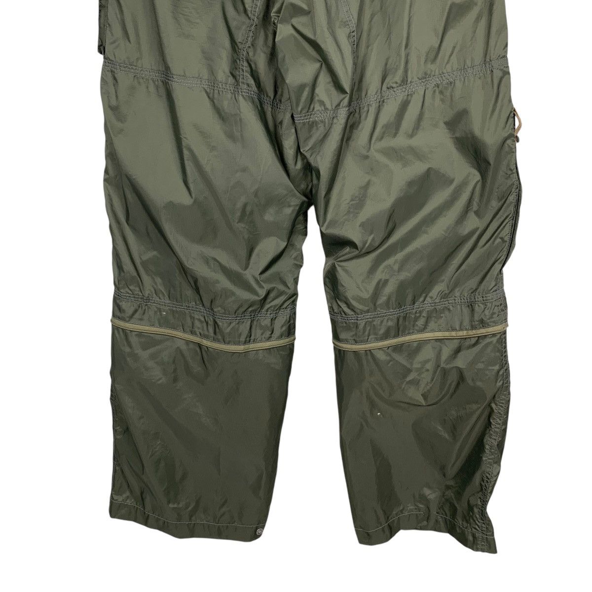 Japanese Brand PRACT STUDIO Utility Goods Green Nylon Pant #2543-C115 Size US 30 / EU 46 - 10 Thumbnail