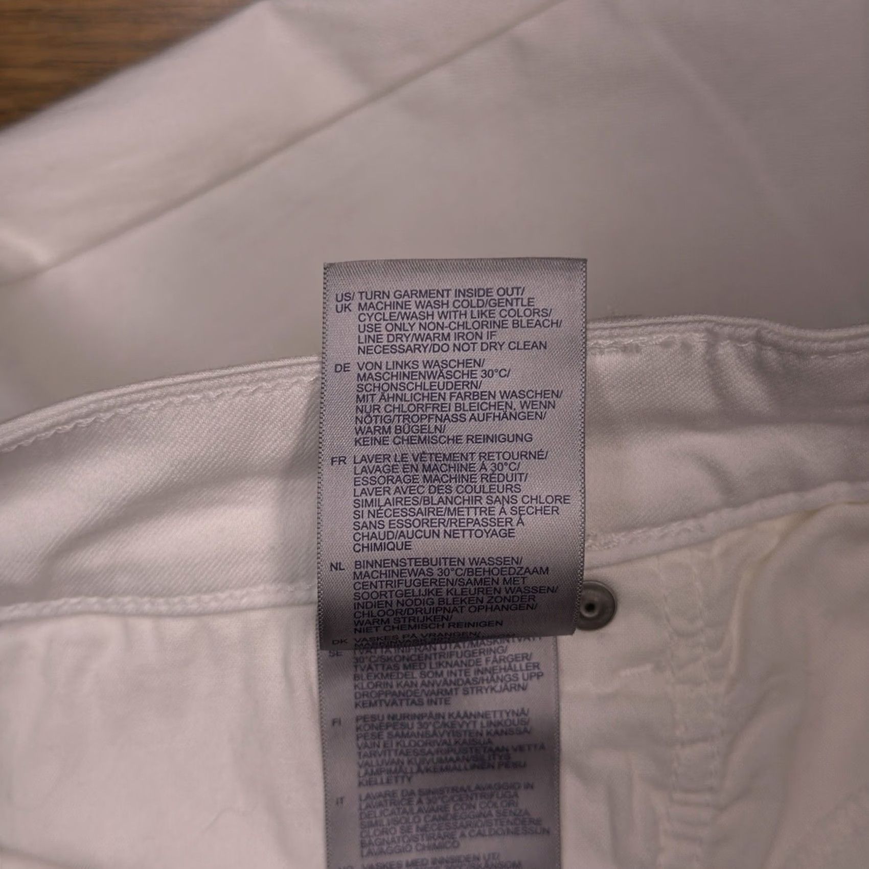 NYDJ NYDJ Marilyn Straight Jeans 16 White Stretch Lift Tuck New Jeans Women Regular White Side Logo 5-Pocket Modern 31in Inseam NYDJ Marilyn Size 38" / US 16 / IT 52 - 7 Thumbnail