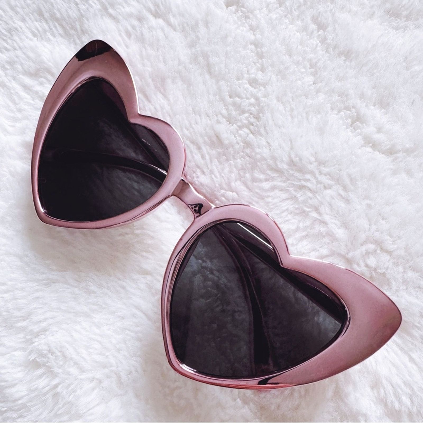 Other Addison Pink Heart-Shaped Sunglasses Size ONE SIZE - 4 Thumbnail