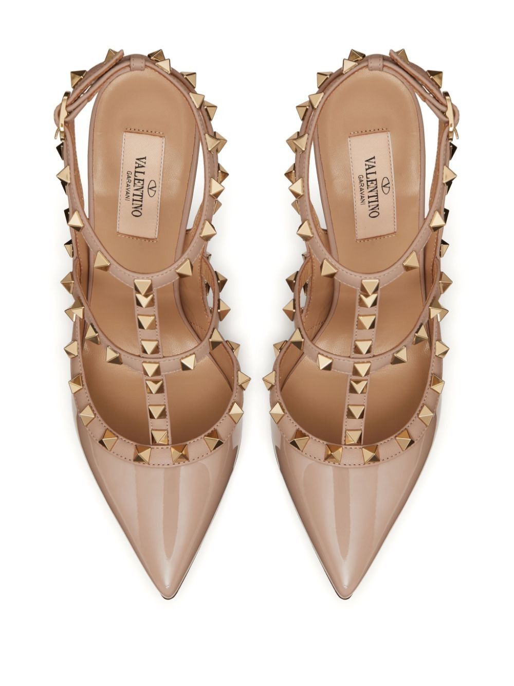 Valentino o1s22i1n0924 Rockstud Slingback Pumps in Pink Size US 10 / IT 40 - 4 Thumbnail
