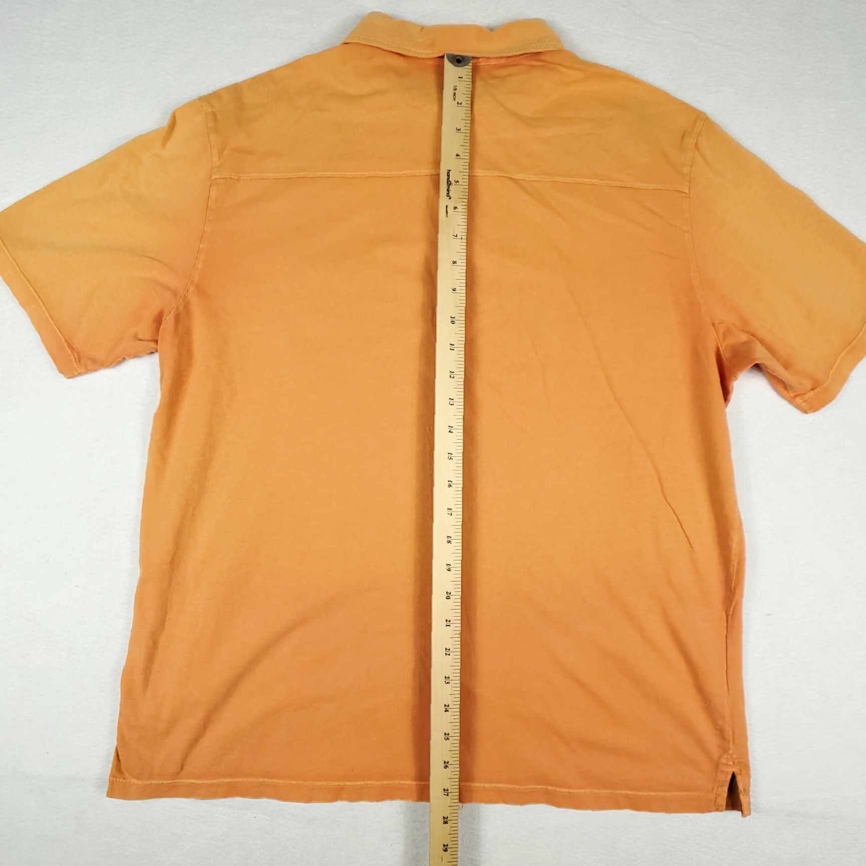 Tommy Bahama TOMMY BAHAMA Orange Polo Shirt Regular Fit Mens Short Sleeve Size L Golf Lacrosse Preppy Size US L / EU 52-54 / 3 - 5 Thumbnail