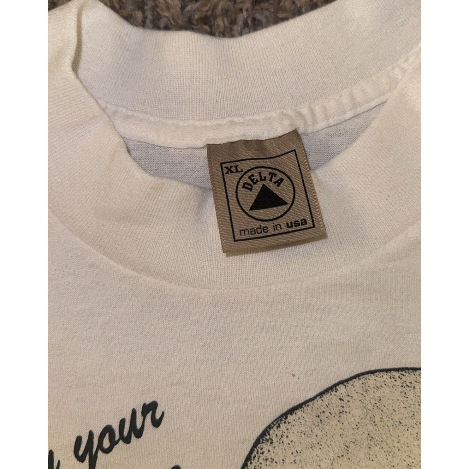 Delta Vintage 1985 harborside graphics nature mammal Whale... Size US XL / EU 56 / 4 - 5 Thumbnail