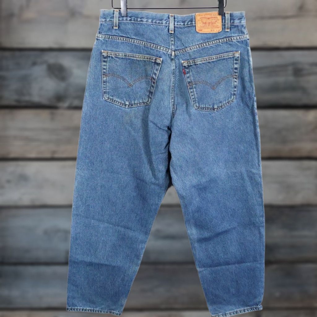 Levi's VINTAGE Levi's 560 Jeans Men's 36 x 30 Loose Fit Tapered Leg Blue Denim Jeans 90s Grunge Retro Mens Size US 36 / EU 52 - 1 Thumbnail