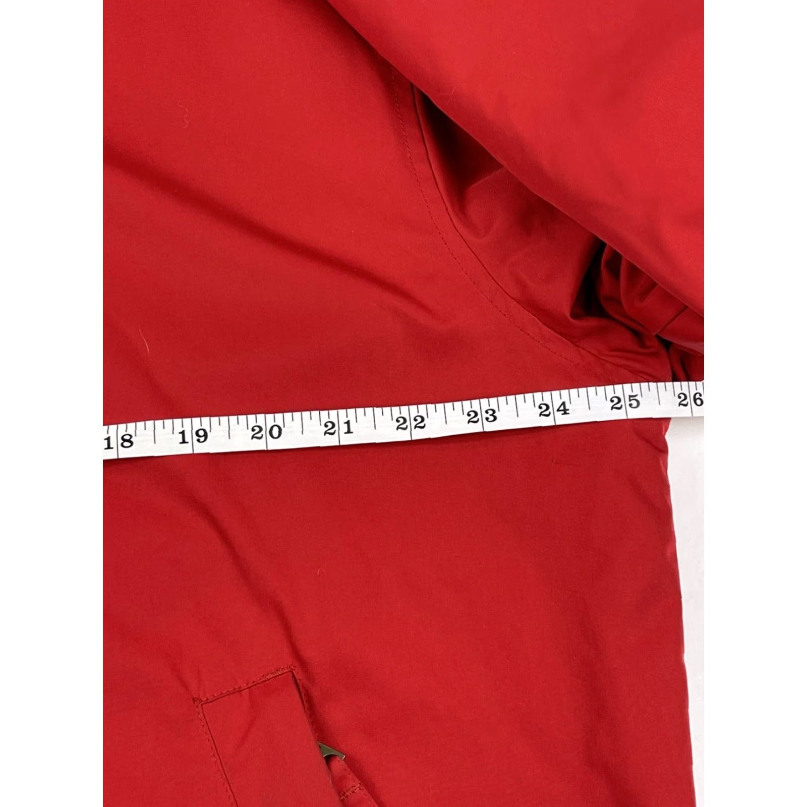 Polo Ralph Lauren VTG Polo Ralph Lauren Jacket Coat L Bomber Fleece Lined Hidden Hood Zipper Quilted Embroidered Logo Red Mens Size US L / EU 52-54 / 3 - 6 Thumbnail