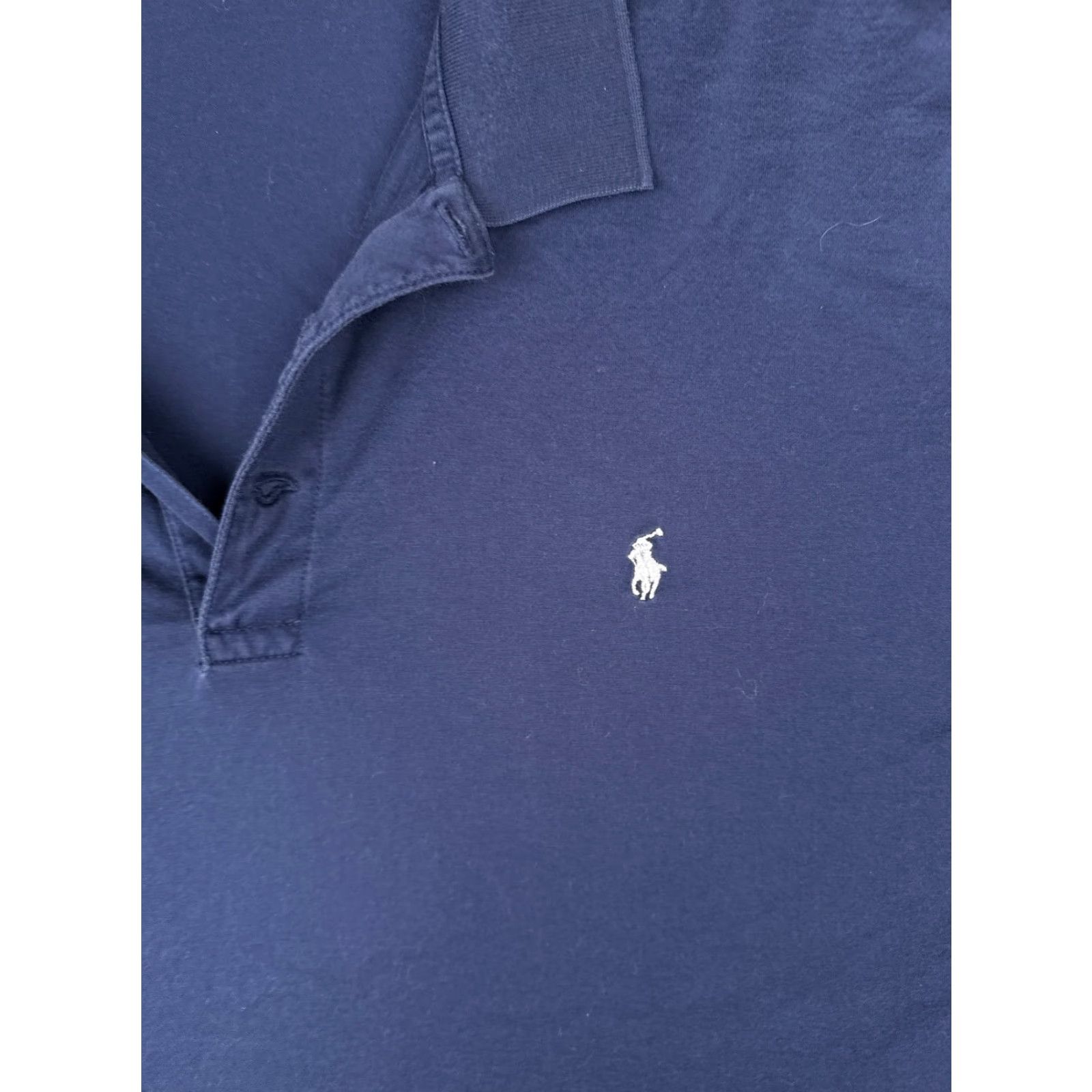 Ralph Lauren VINTAGE Ralph Lauren Polo Golf Shirt Men 2XL Blue 100% Cotton Polo Shirt Mens XL 2XL Classic Polo Golf Shirt Blue Polo Ralph Lauren Mens Shirt Size US XXL / EU 58 / 5 - 6 Thumbnail