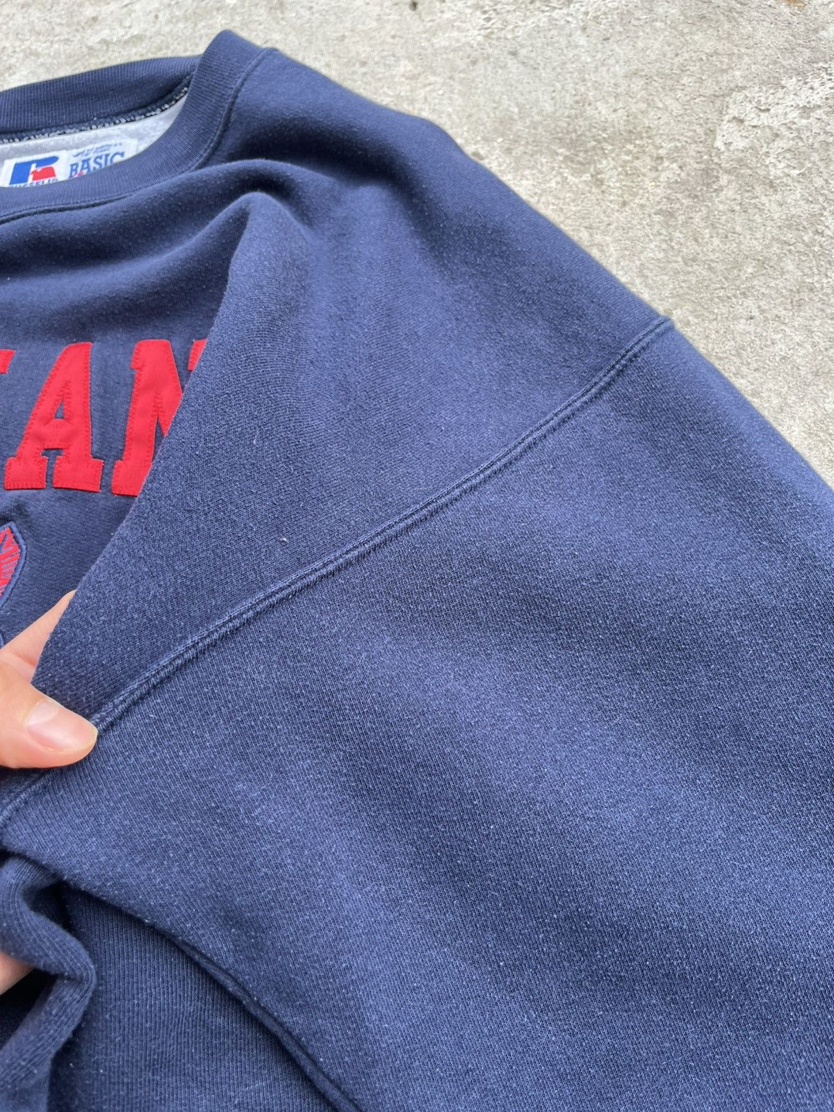 Russell Athletic VTG Russell Athletic “Indians” Logo Boxy Baggy Sweatshirt Size US L / EU 52-54 / 3 - 7 Thumbnail