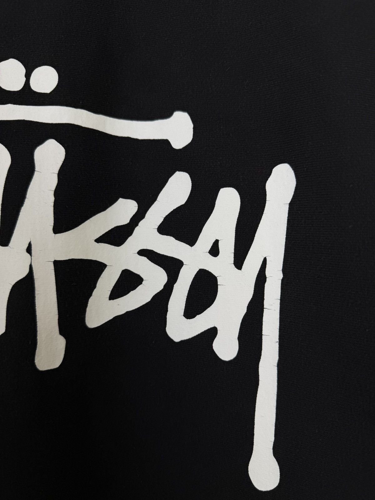 Stussy Stussy Hoodie Black Fleece Pullover Hoodie Vintage size L Size US L / EU 52-54 / 3 - 11 Thumbnail