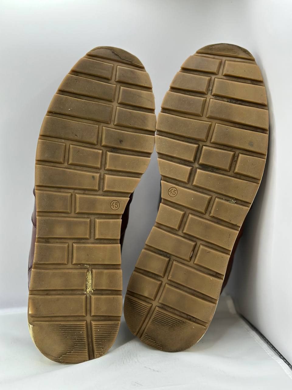 Russell & Bromley RUSSELL & BROMLEY Lomond Lace-Up Sneaker Shoes Brown Leather Size US 11.5 / EU 44-45 - 10 Thumbnail