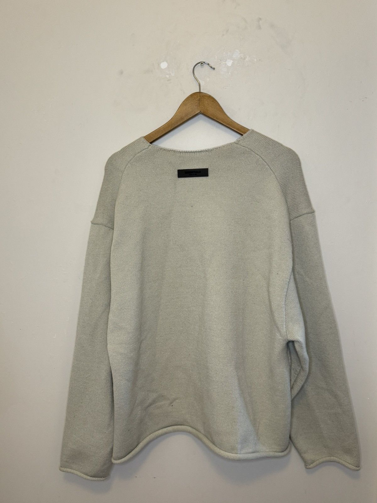 Essentials Raw Hem Sweatshirt