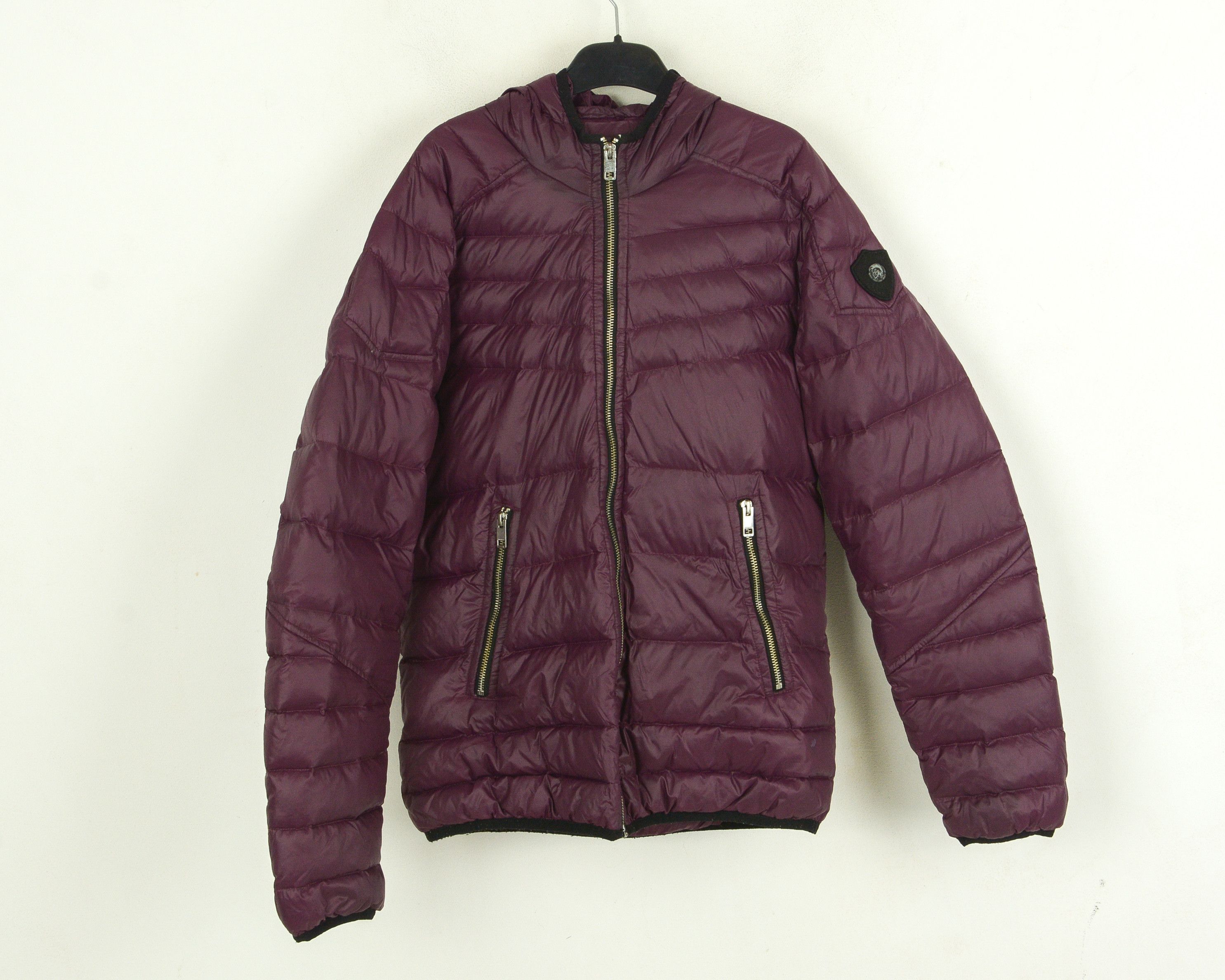 Diesel Mens S Insulated Down Puffer Jacket Coat Parka Hooded Padded Size US S / EU 44-46 / 1 - 1 Thumbnail