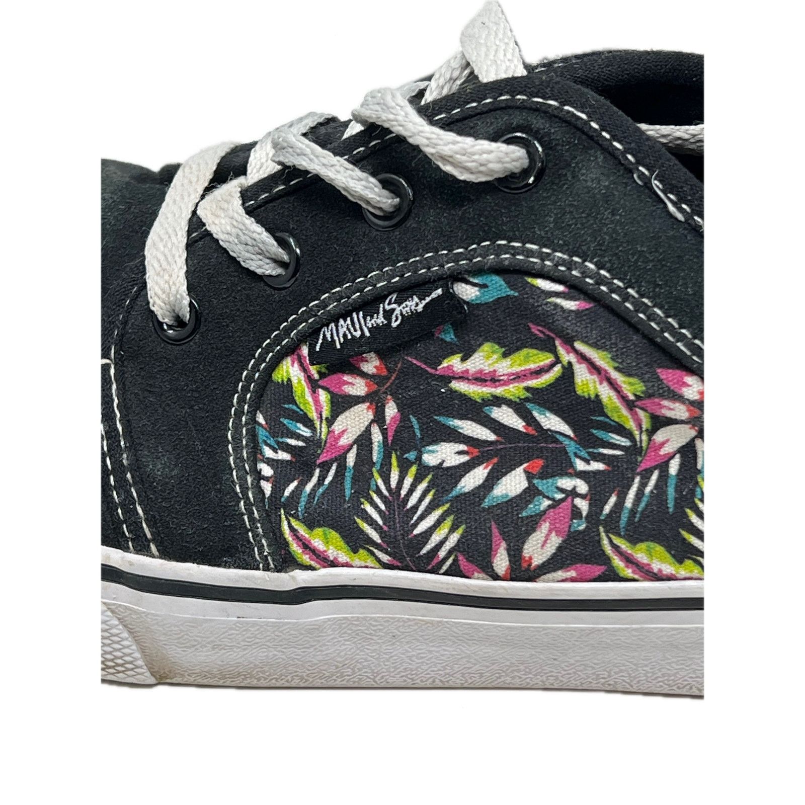 Maui and Sons Maui and Sons Tropical Canvas Low Top Skate Shoes Mens 11 Size US 11 / EU 44 - 3 Thumbnail