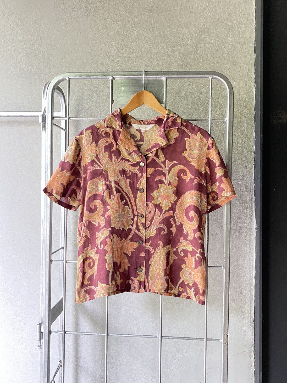 Burberry Burberry vintage floral print blouse Size M / US 6-8 / IT 42-44 - 7 Thumbnail