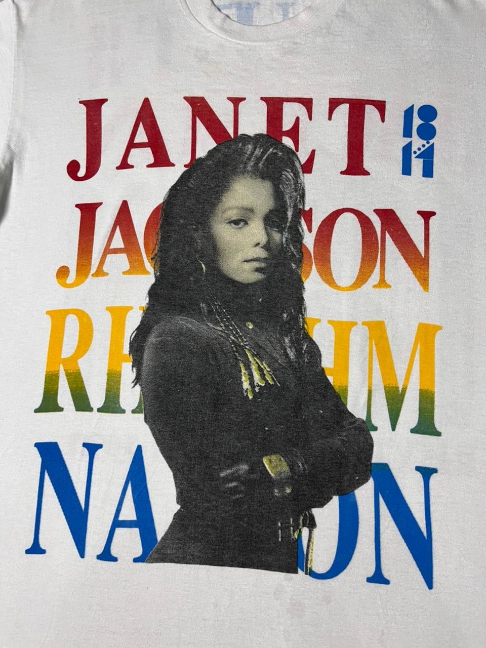 Band Tees Vntage Janet Jackson Rhythm Nation Tour Size US XL / EU 56 / 4 - 3 Thumbnail