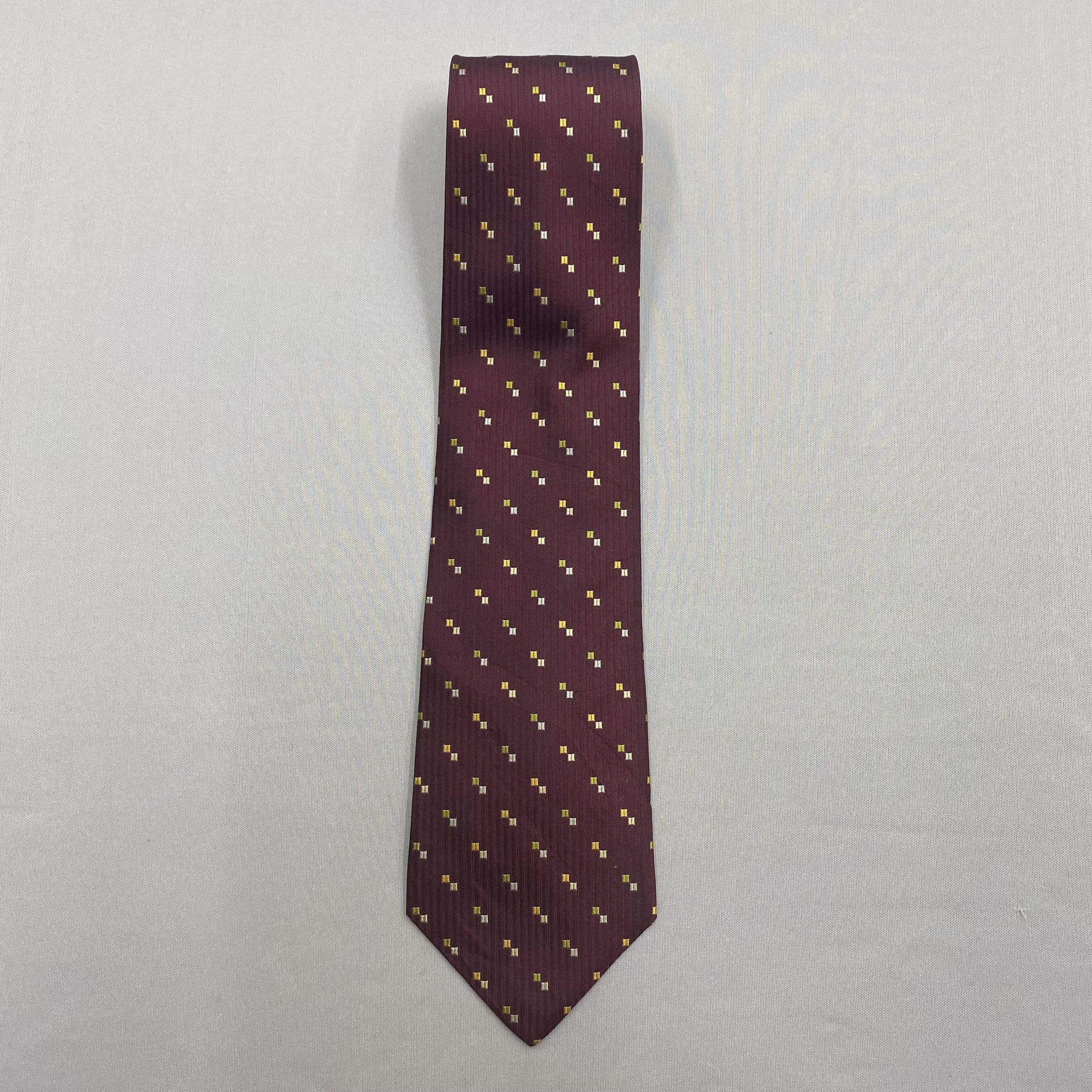 Japanese Brand Vintage Yves Saint Laurent SILK Necktie Cravate Pure Silk Size ONE SIZE - 3 Thumbnail