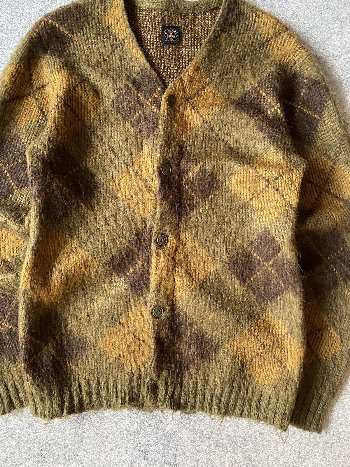 Japanese Brand × Vintage Vintage Town Craft Mohair Cardigan Size US M / EU 48-50 / 2 - 3 Thumbnail