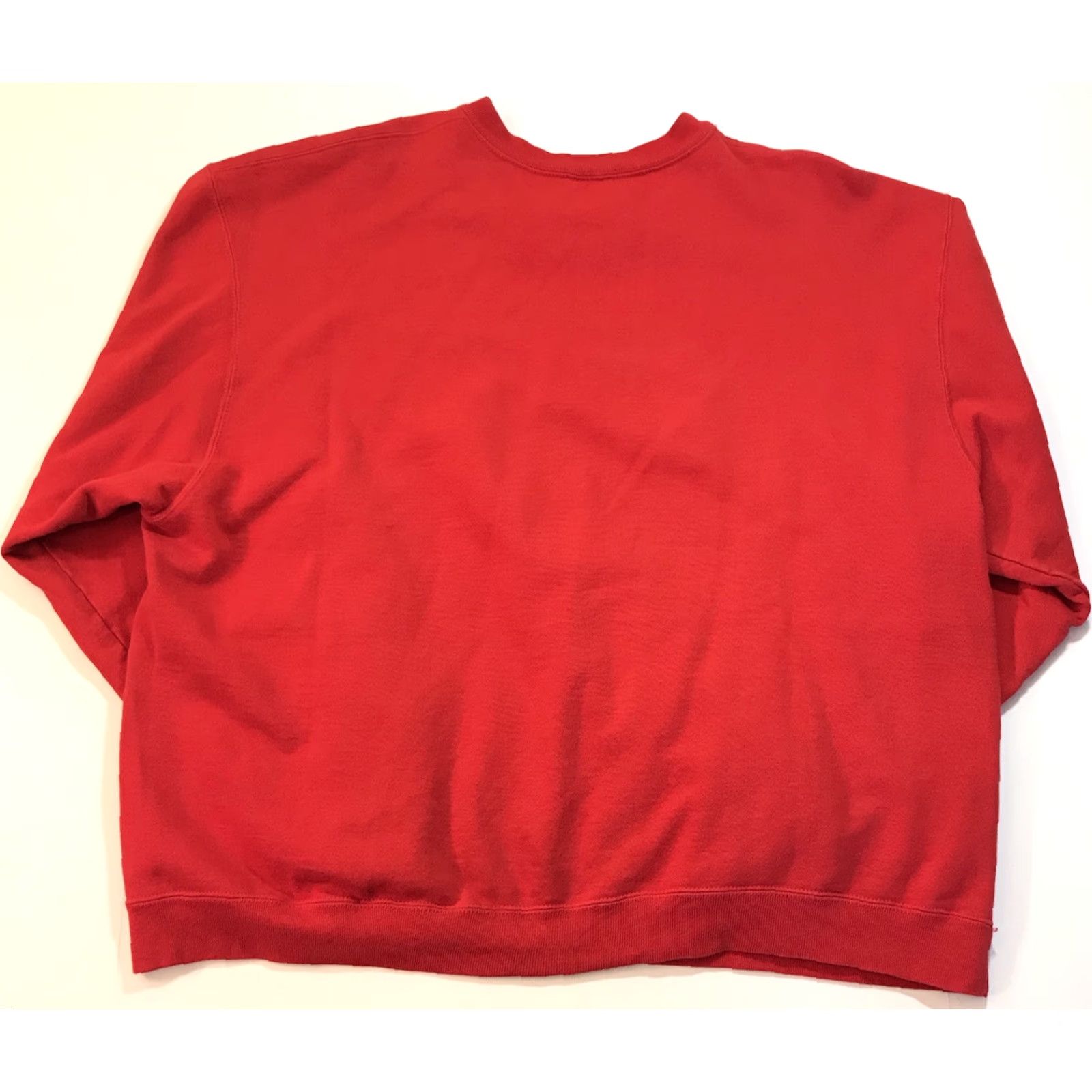 Champion VINTAGE Champion Mens Sweatshirt Crewneck Pullover Sz XXL Red 2XL Cotton Polyester Fleece Embroidered Pullover 90s Outdoor Designer Mens Size US XXL / EU 58 / 5 - 4 Thumbnail