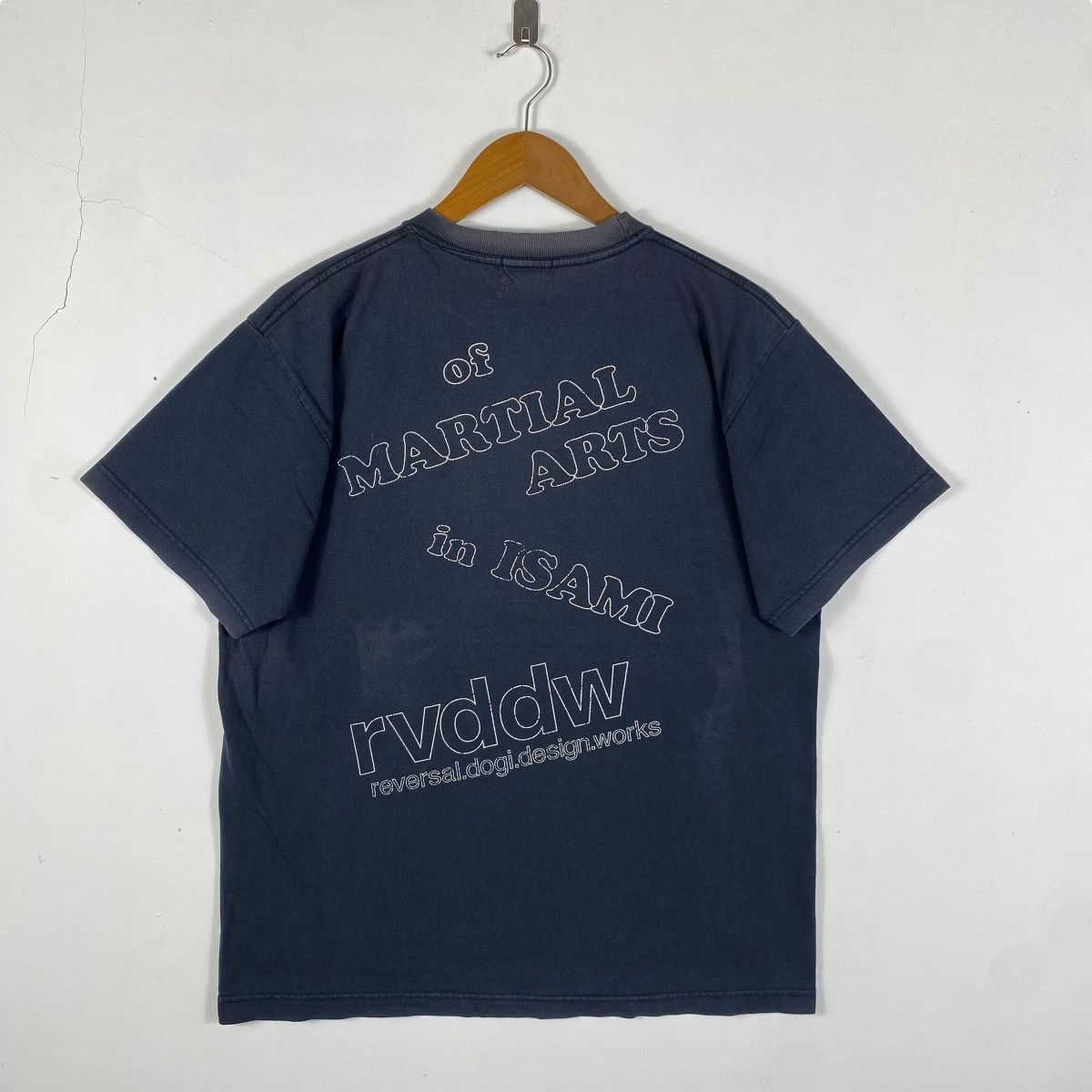 Japanese Brand × WCW/nWo King Of Martial Arts In Isami Wrestler Faded Distressed Tee Size US L / EU 52-54 / 3 - 5 Thumbnail