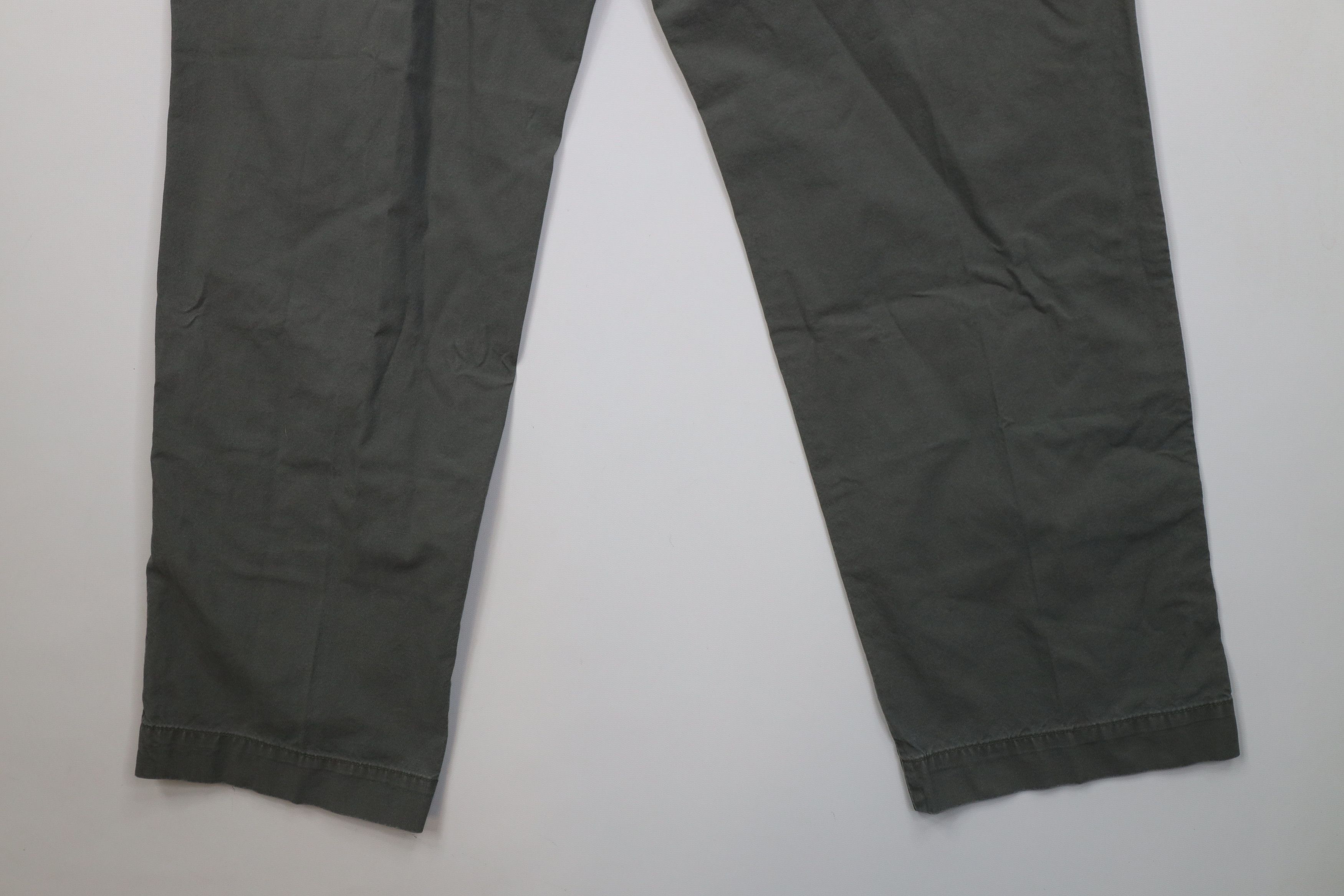 Cabelas Vintage 90 Y2K Cabelas Wide Leg Cargo Pants Green Cotton Size US 36 / EU 52 - 12 Thumbnail
