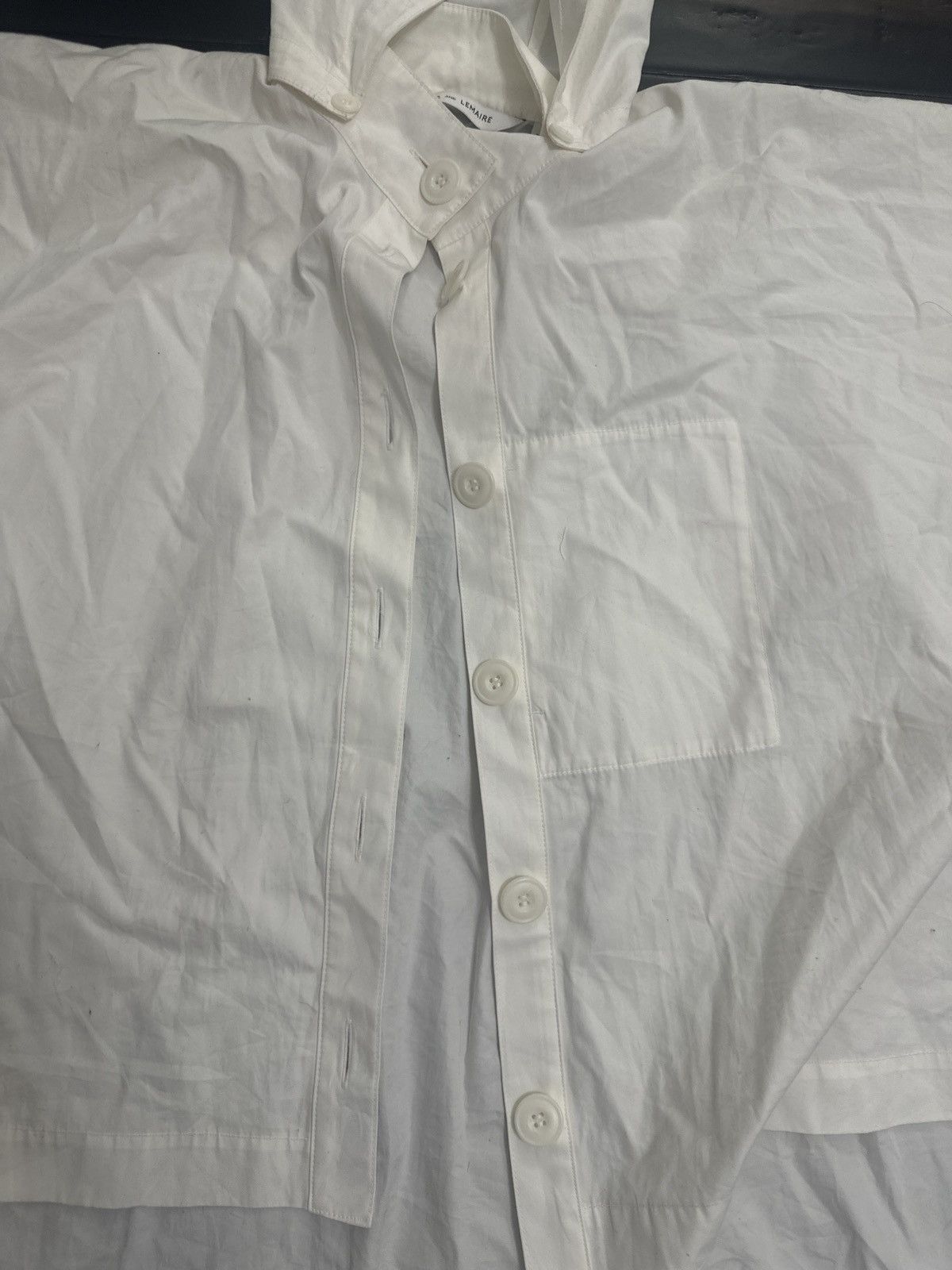 Lemaire × Uniqlo UNIQLO X LEMAIRE white hooded poncho Size US S / EU 44-46 / 1 - 4 Thumbnail