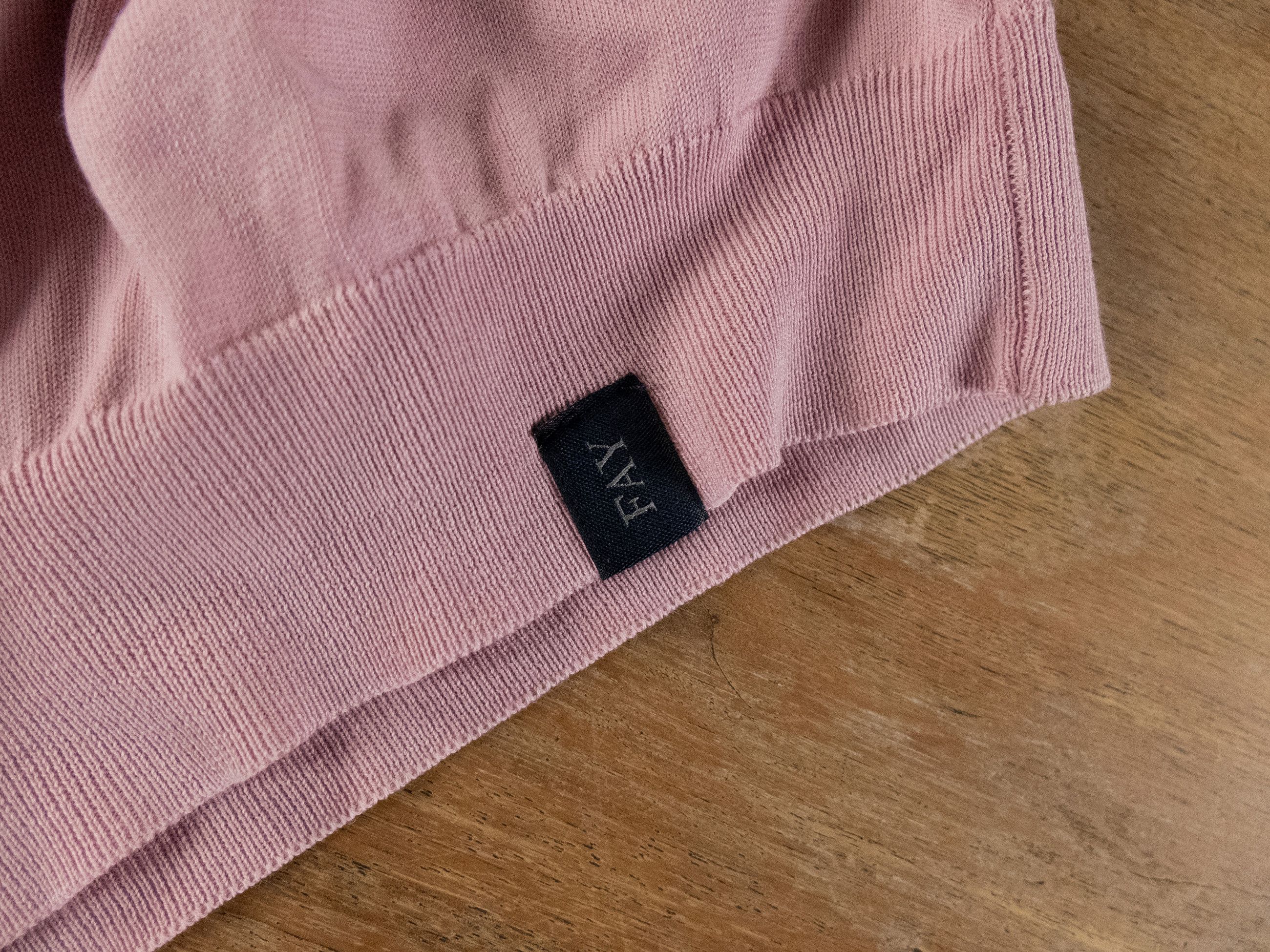 Fay FAY Italy pink knit cotton crewneck sweater XXL q Size US XXL / EU 58 / 5 - 4 Thumbnail