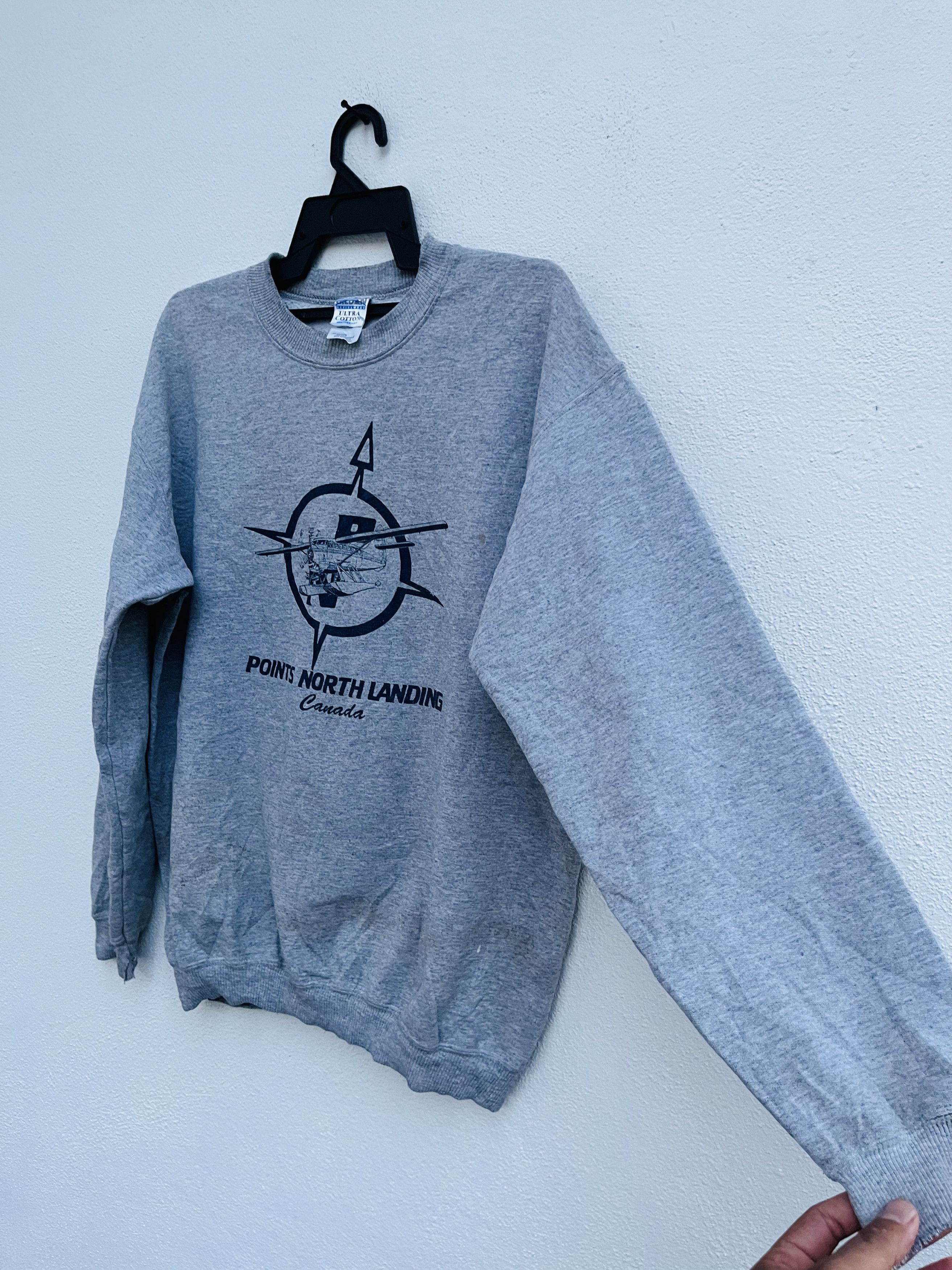 Japanese Brand × Vintage Vintage Points North Landing Canada Streetwear Style Size US M / EU 48-50 / 2 - 5 Thumbnail