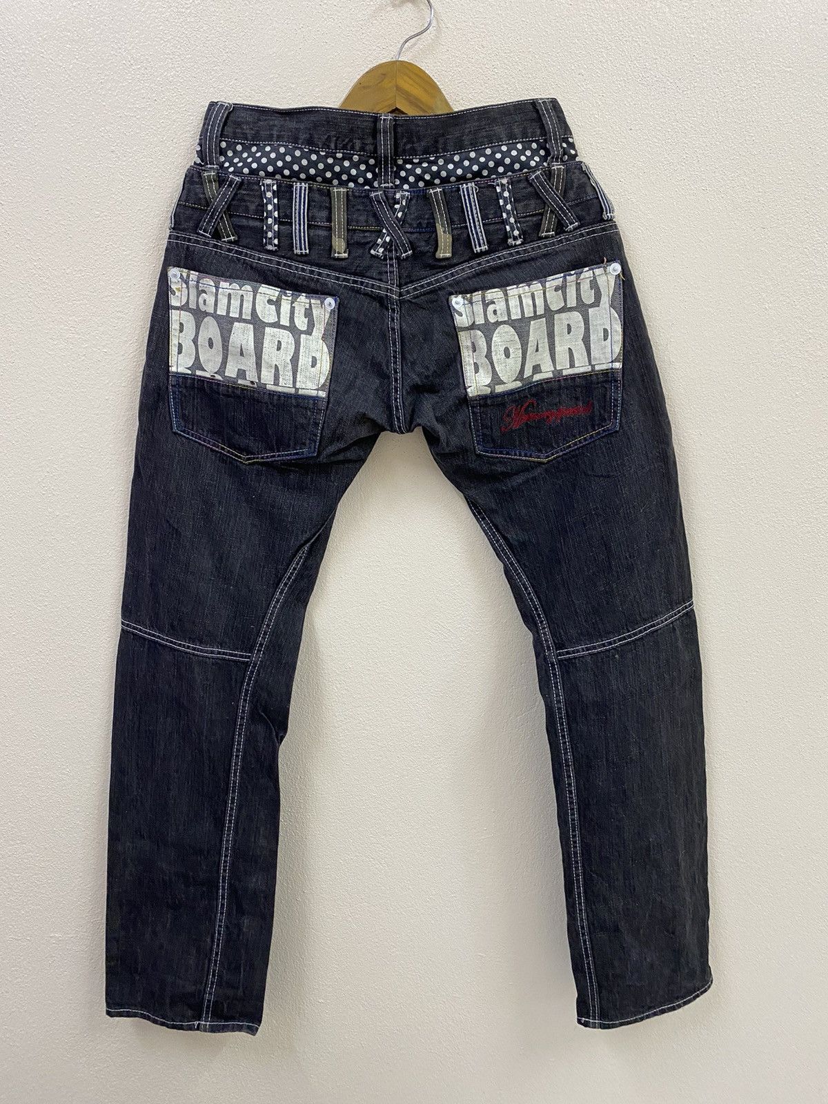 Japanese Brand Vtg Double Waist Denim - Memory Special Size US 30 / EU 46 - 2 Thumbnail