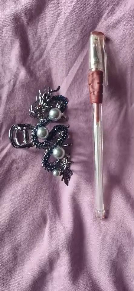 Japanese Brand × Jewelry Blue Dragon Hairpin With Pearl Size ONE SIZE - 4 Thumbnail