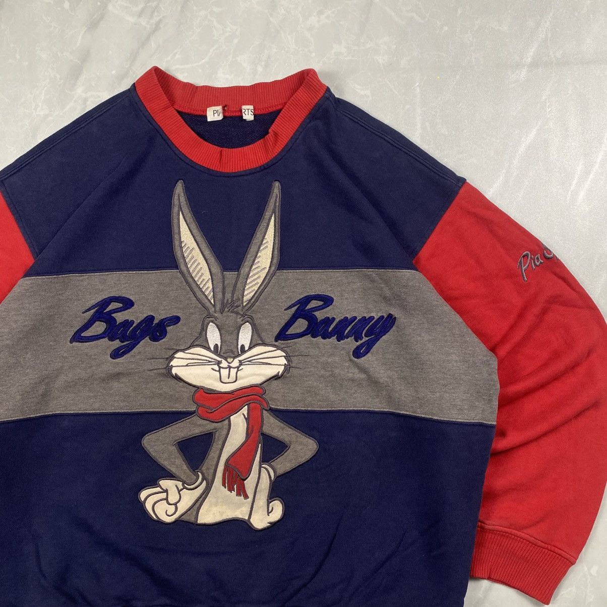 Cartoon Network Vintage 90s Pia Sport Bugs Bunny Distressed Crewneck Size US L / EU 52-54 / 3 - 2 Thumbnail